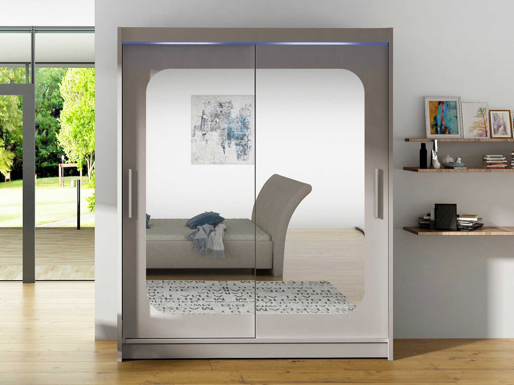 Kleiderschrank Closico 135 (Kaschmir)