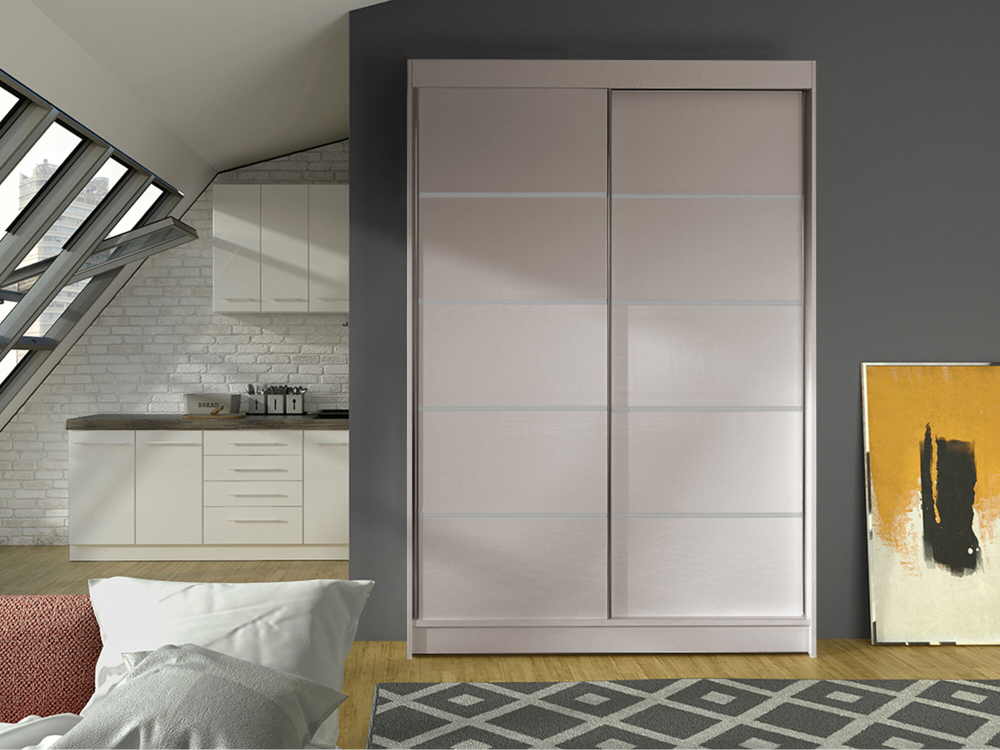 Kleiderschrank Closico Salvor IV (Kaschmir)