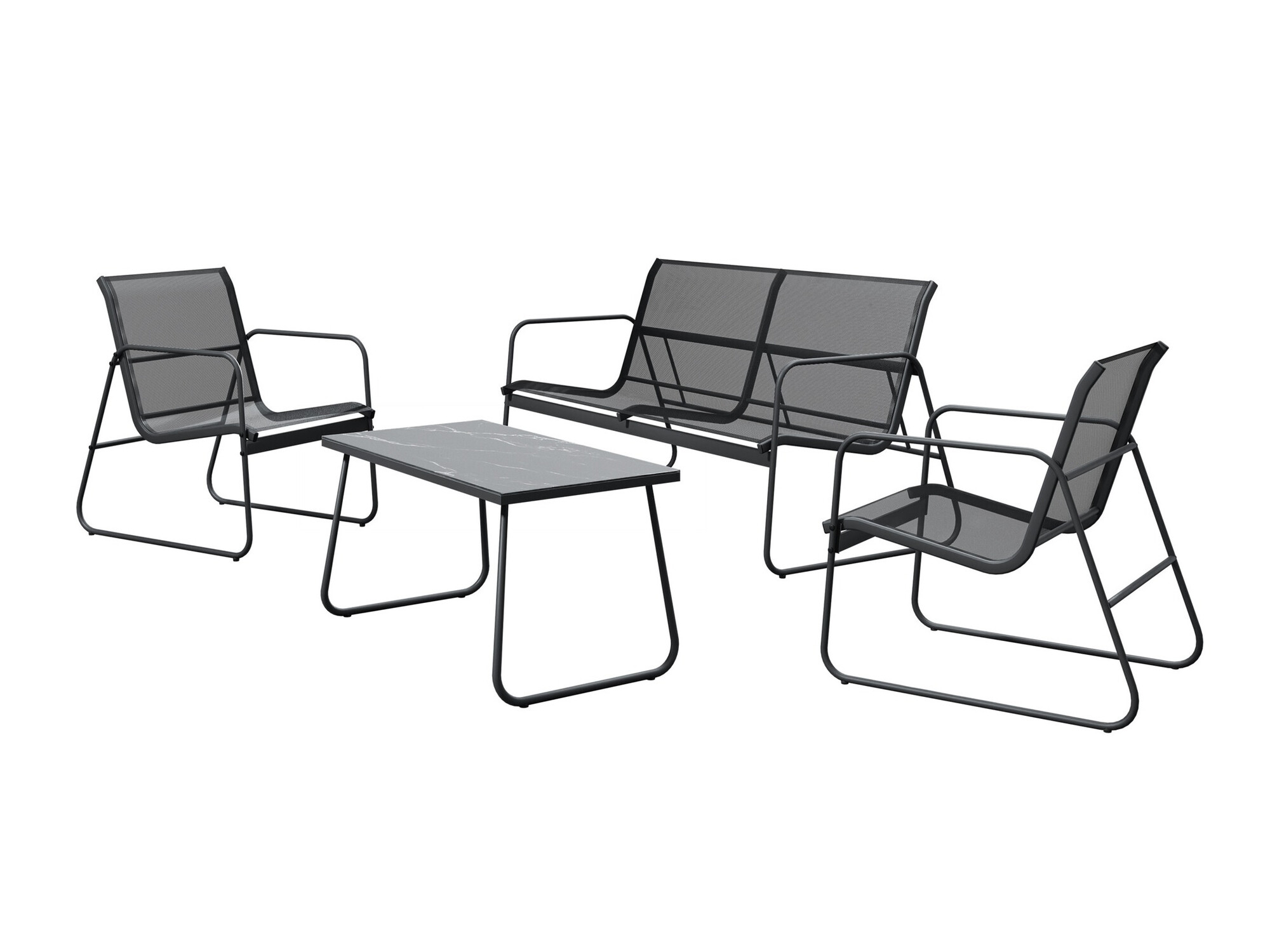 Gartenmöbel-Set Epulitas (Anthrazit)