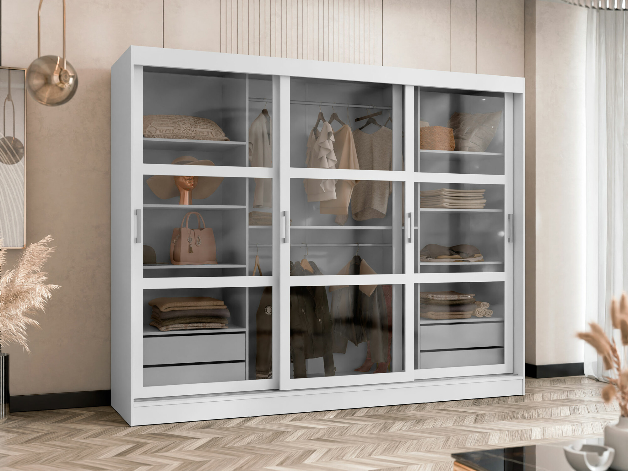 Kleiderschrank Comfivo Opus (Weiss)