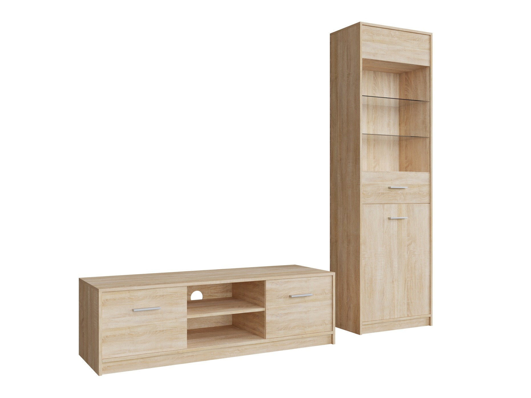 Wohnzimmer-Set Novsore 161 (Sonoma-Eiche)