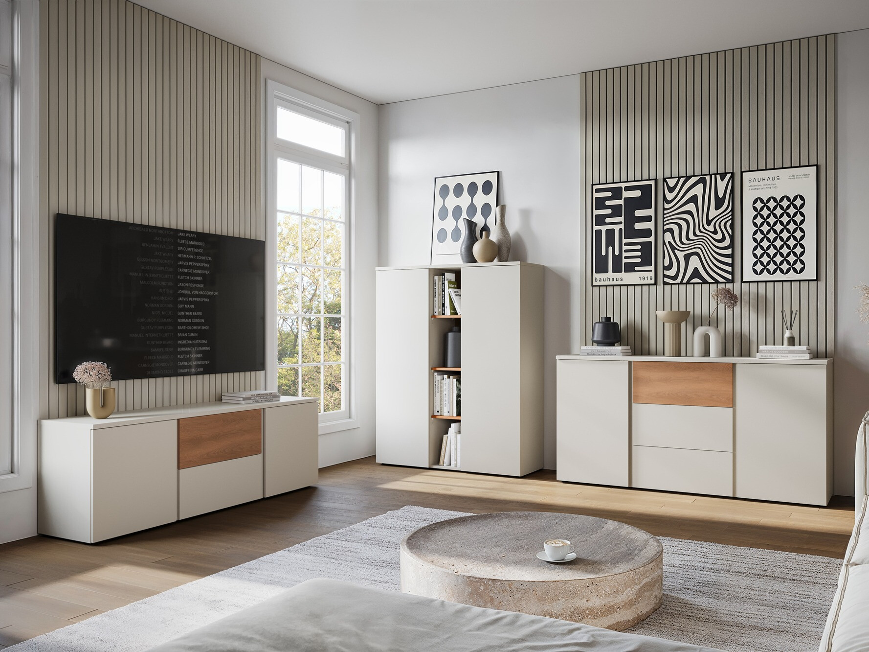 Wohnzimmer-Set Sermelo 105