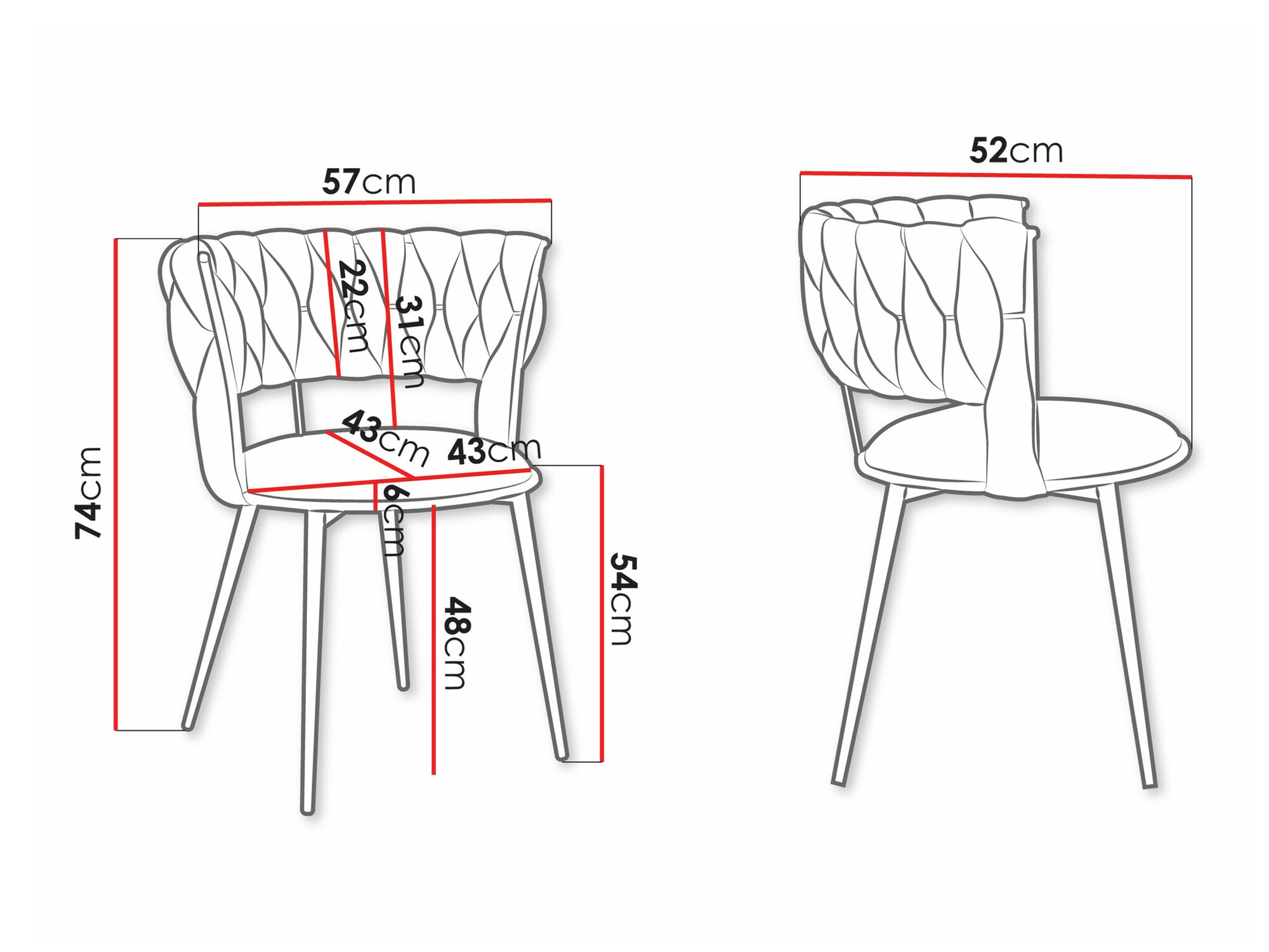 Stuhl Comfivo Hilaritas X (Schwarz)