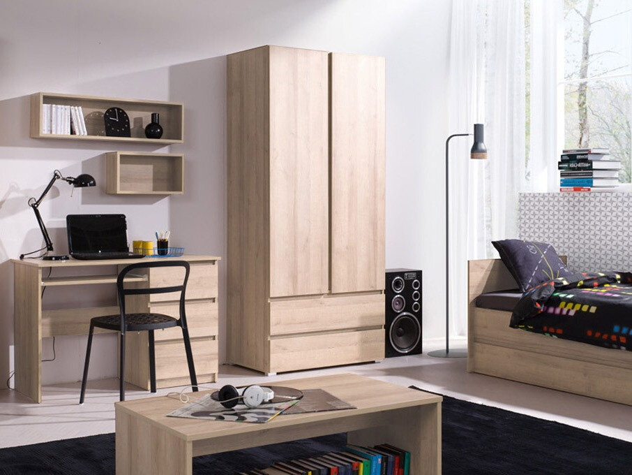 Kleiderschrank Cirdora 101 (Sonoma eichenholz)
