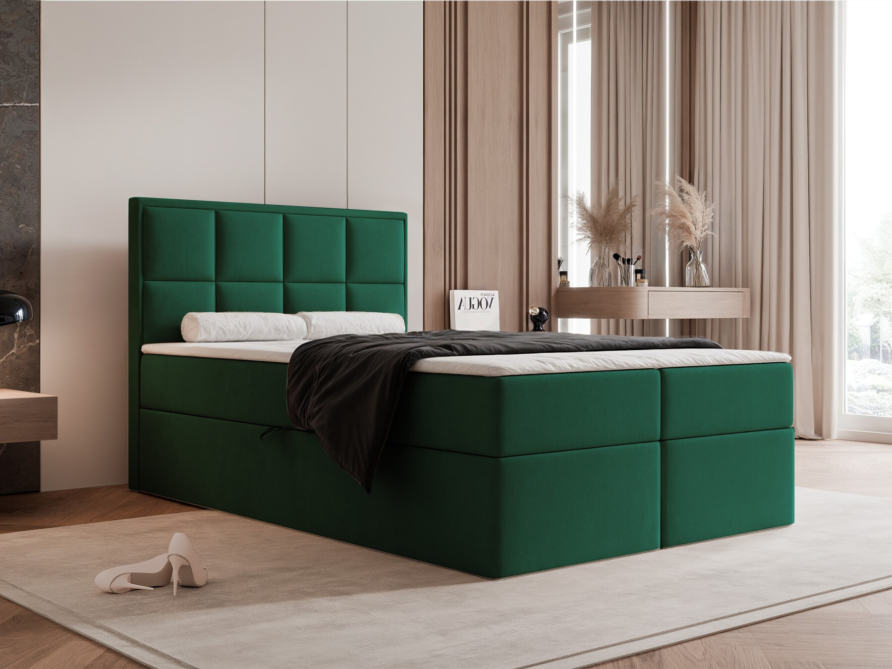 Boxspringbett Martinez 115 (Magic Velvet 2225)