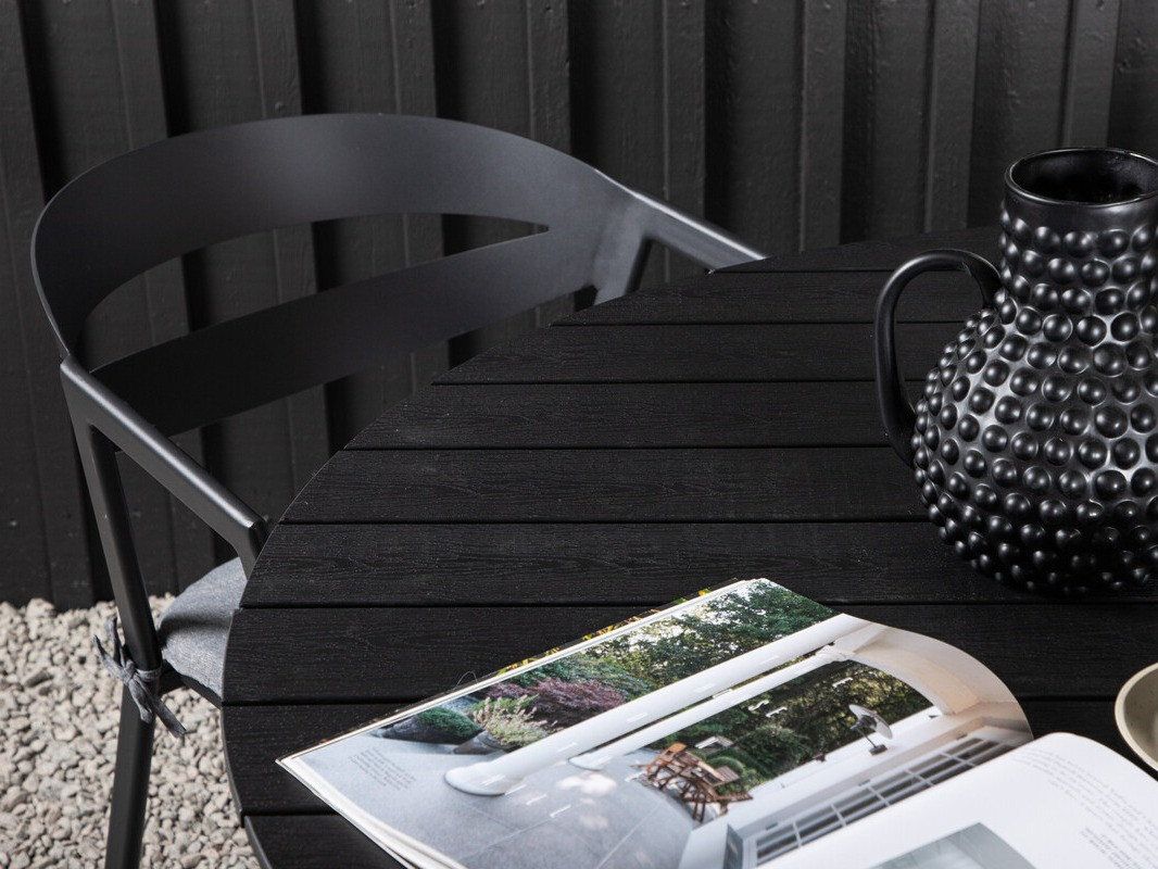 Tisch und Stühle Dallas 4791 (Schwarz)