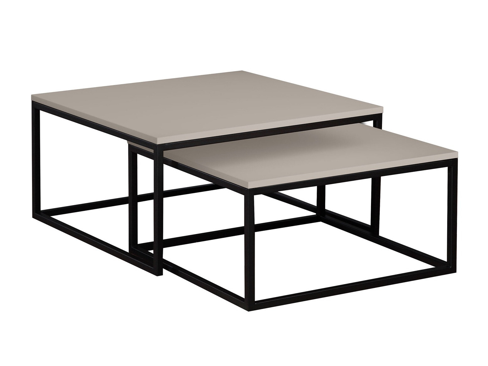 Couchtischset Oswego 101 (Kaschmir + Schwarz)
