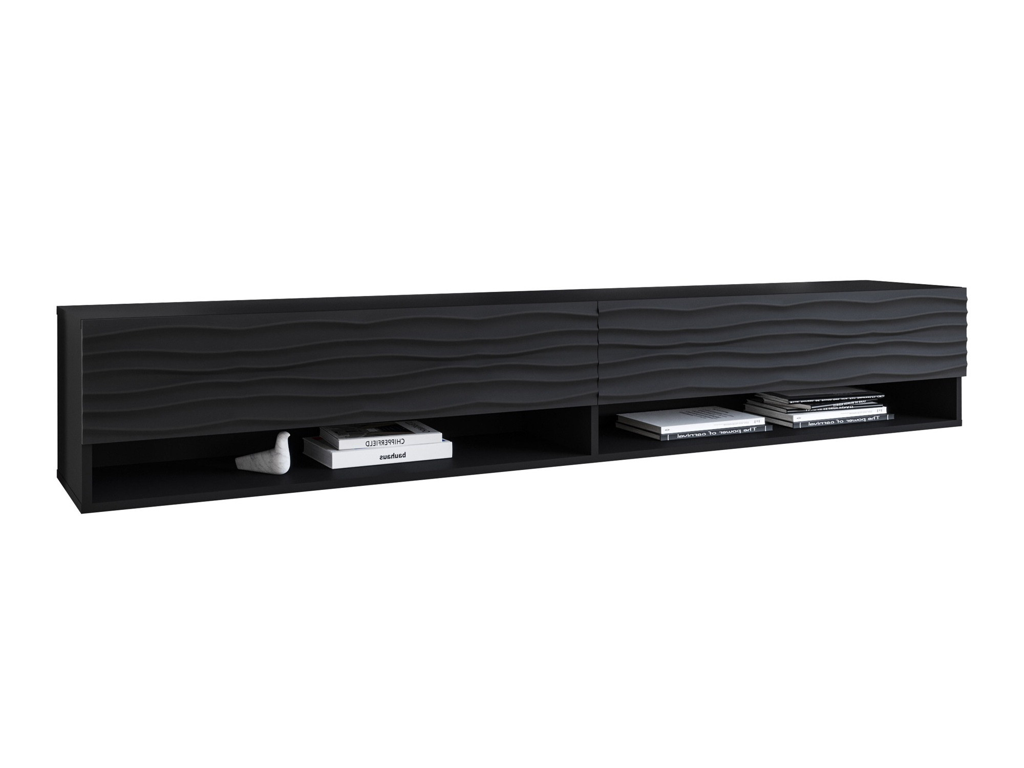 TV-Möbel Sarasota 119 (Graphit + Schwarz)