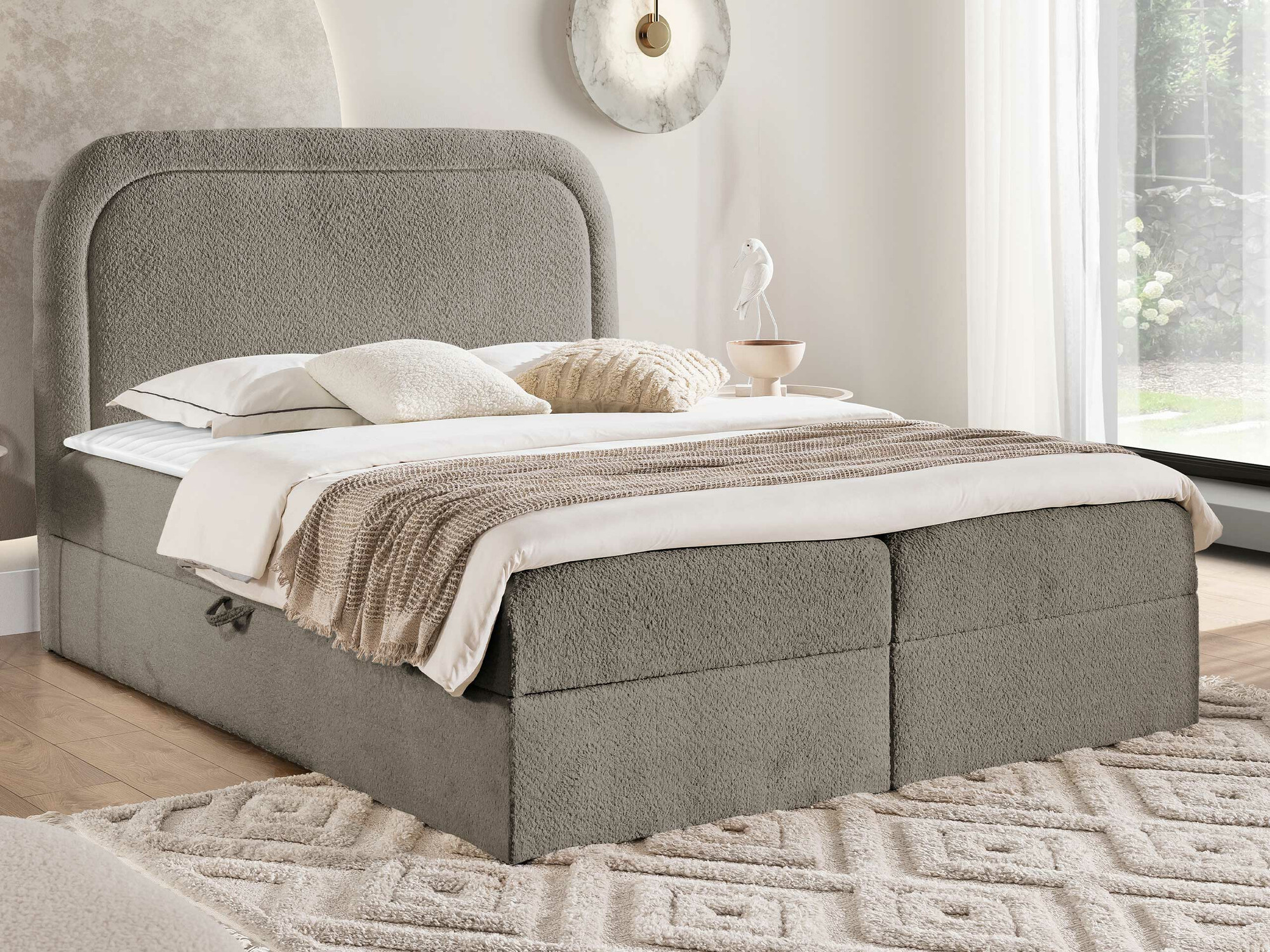Boxspringbett Baltimore 197 (Coral 50)