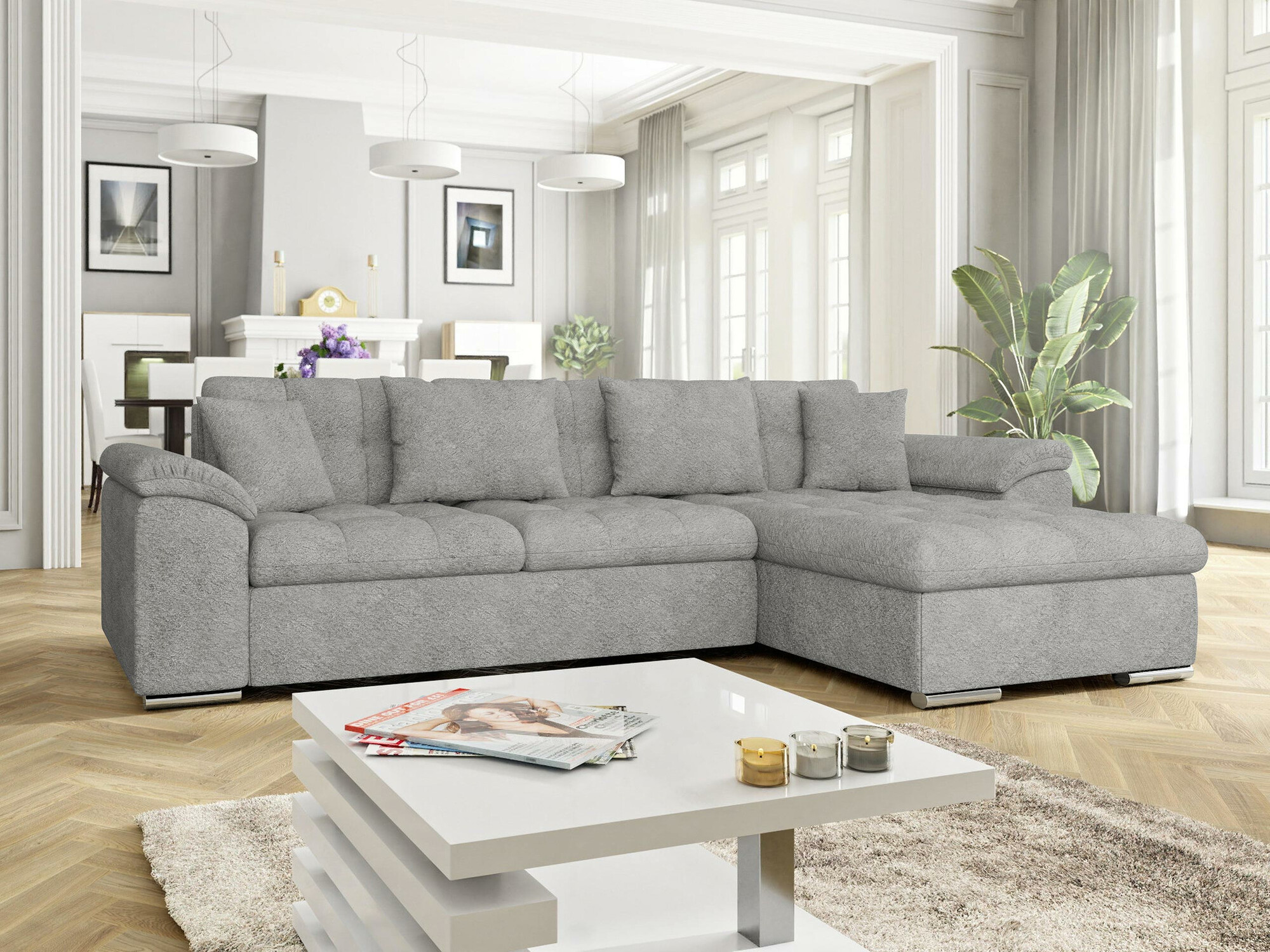 Ecksofa Comfivo Mica (Coral 75)