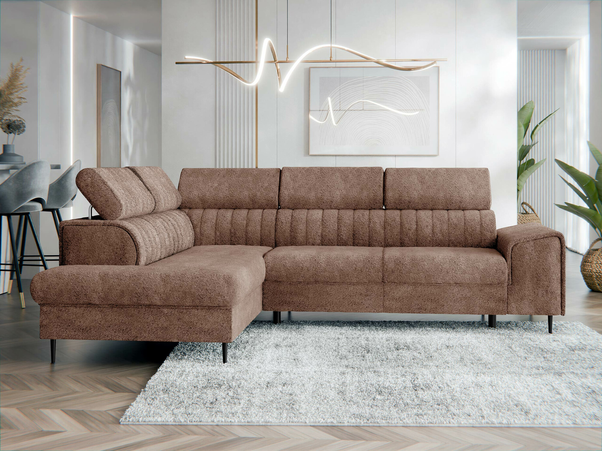 Ecksofa Comfivo Universum (Coral 45)