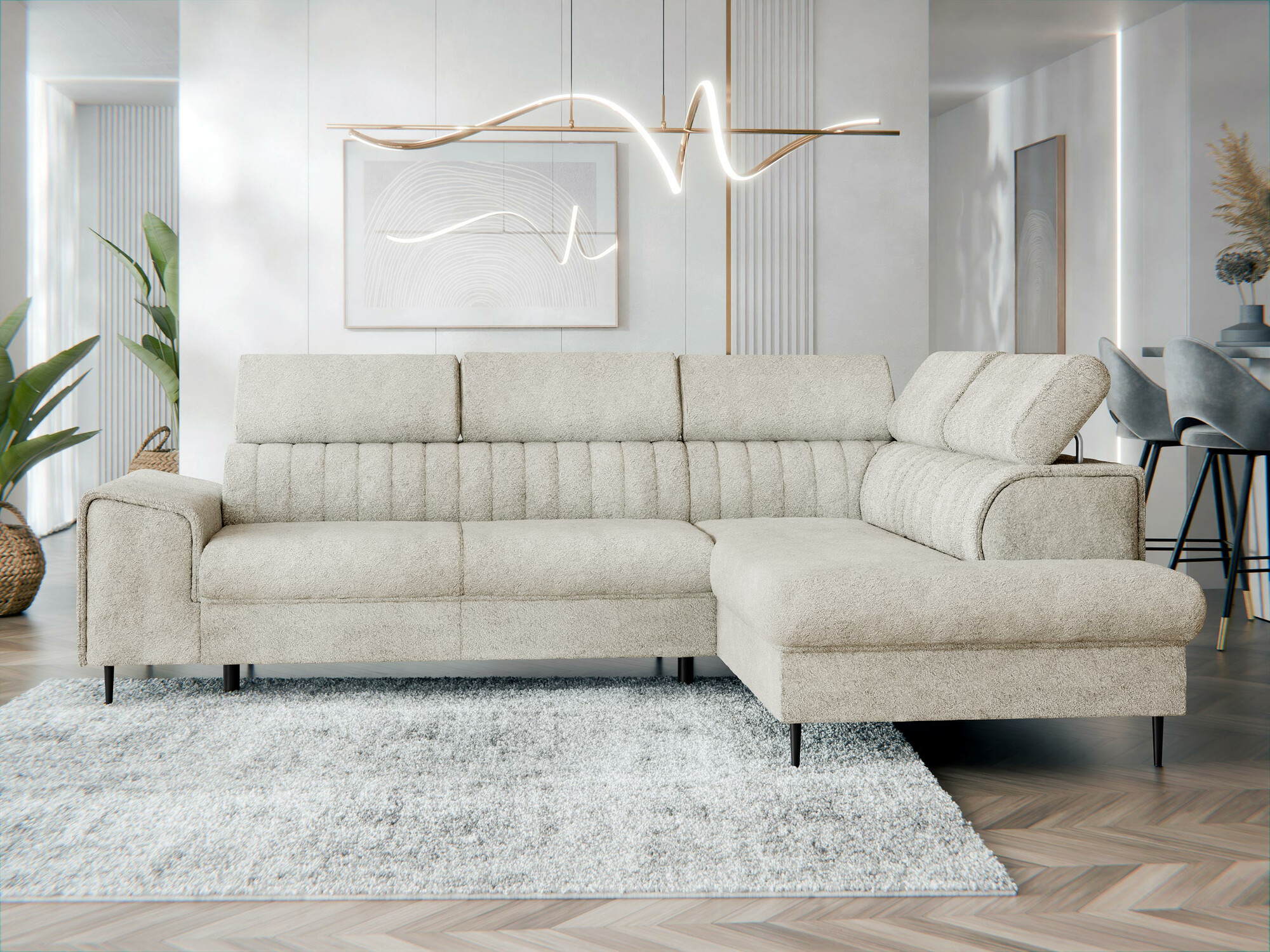 Ecksofa Comfivo Universum (Coral 65)