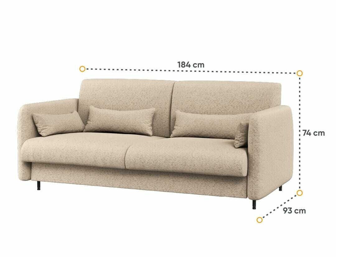 Möbel-Set Concept Pro Lenart VI (Weiss glänzend + Weiss + Blau)