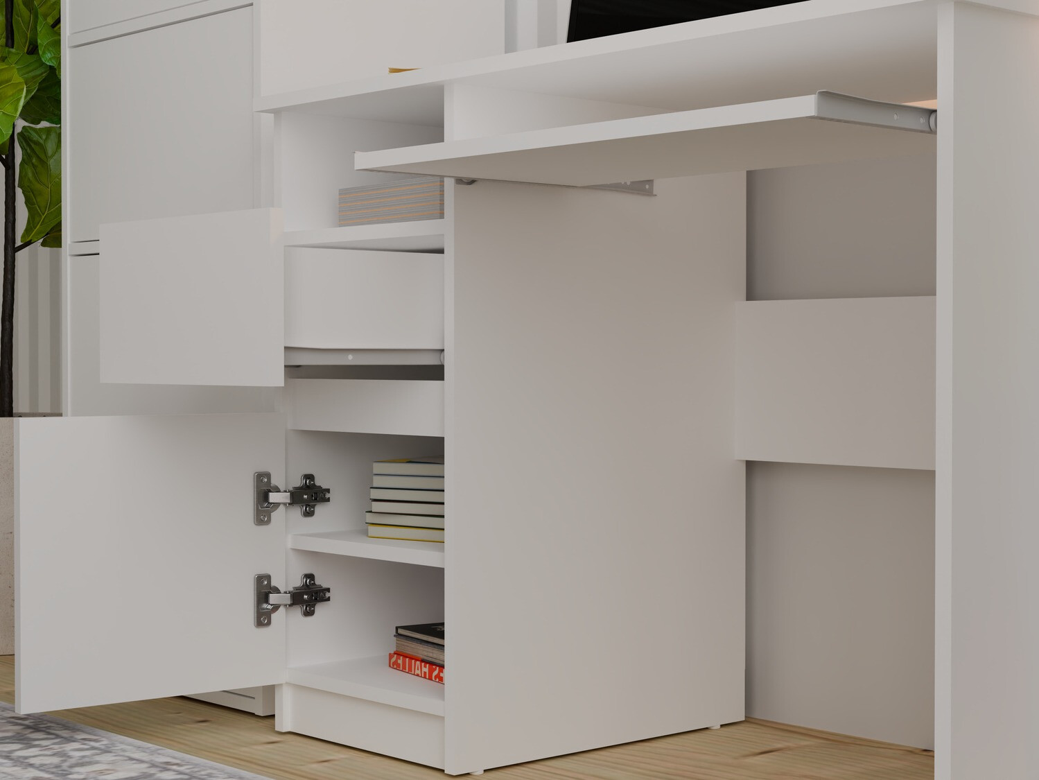 Bürotisch Mandeville 269 (Weiss)