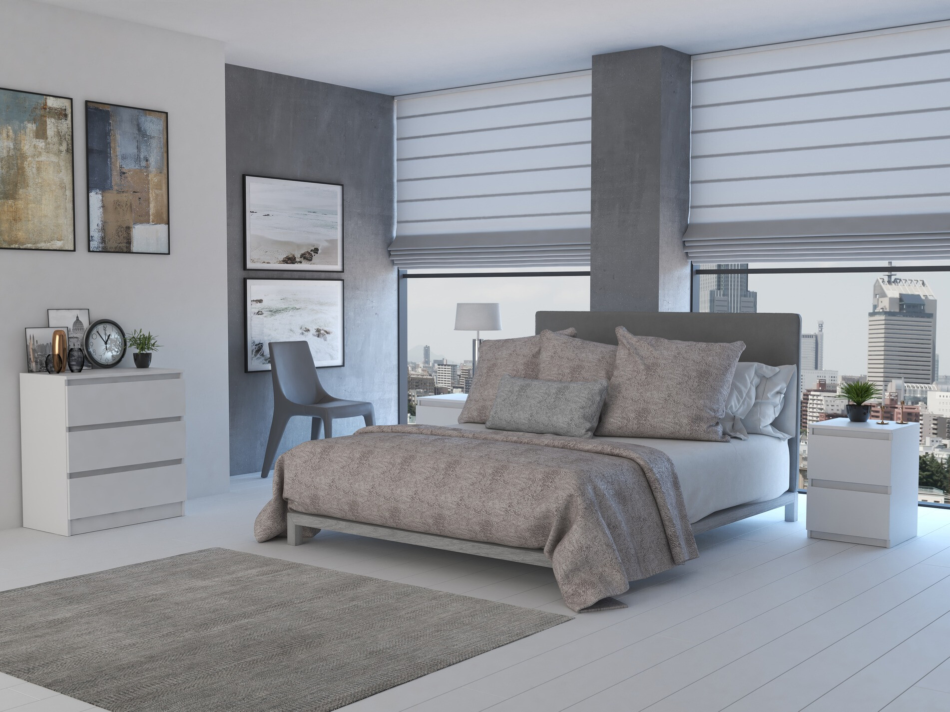 Ein Satz Nachttische Elbvelu 134