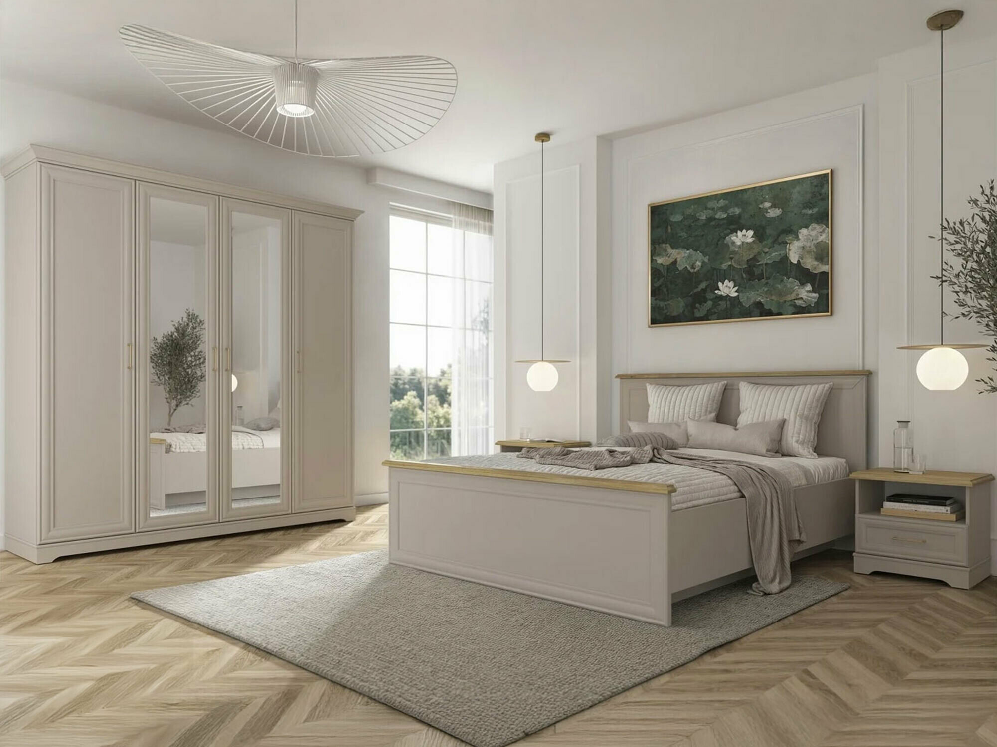 Schlafzimmer-Set Evanuo 104