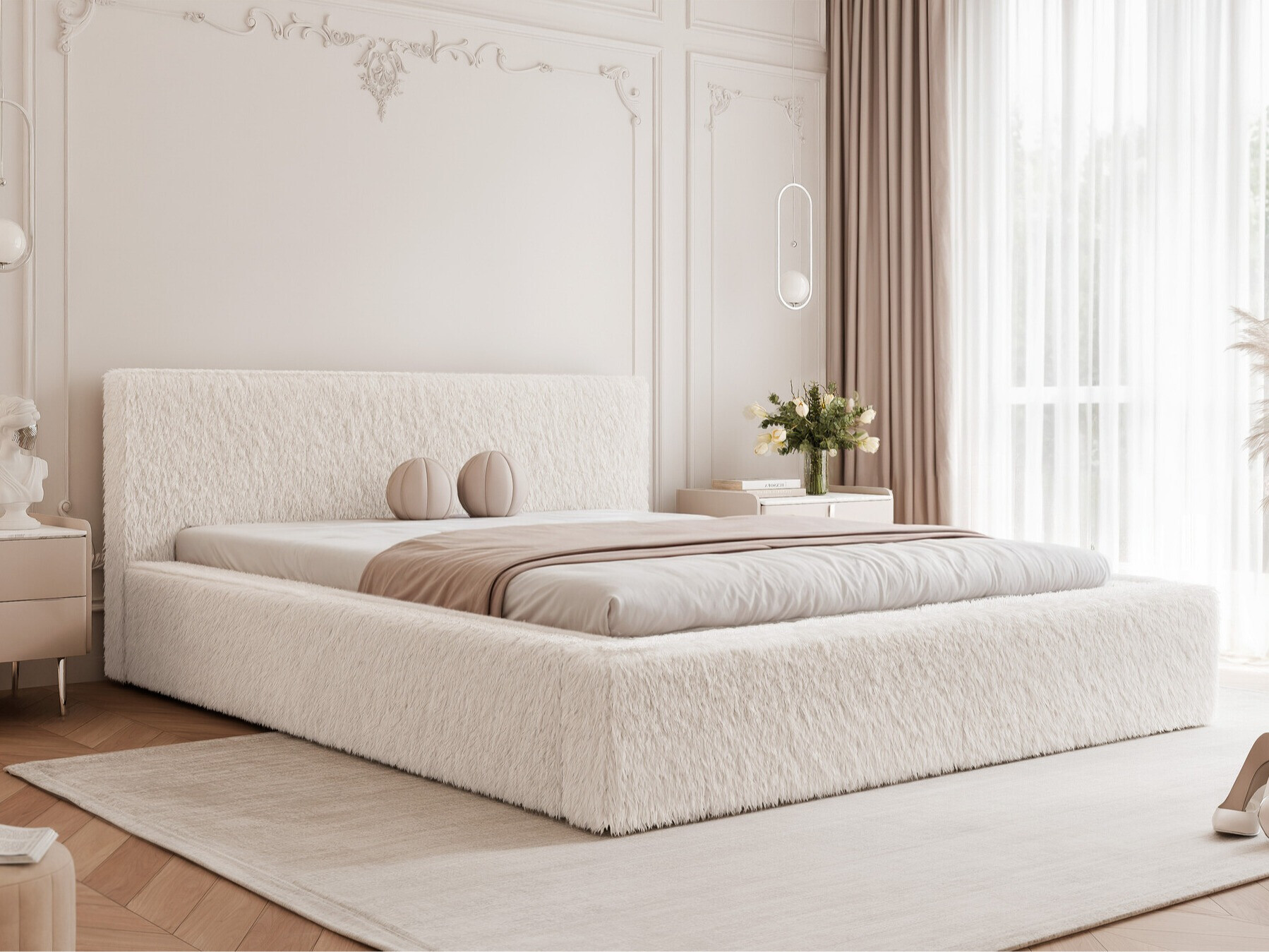 Bett Martinez 119 (Yakety Cremefarben)