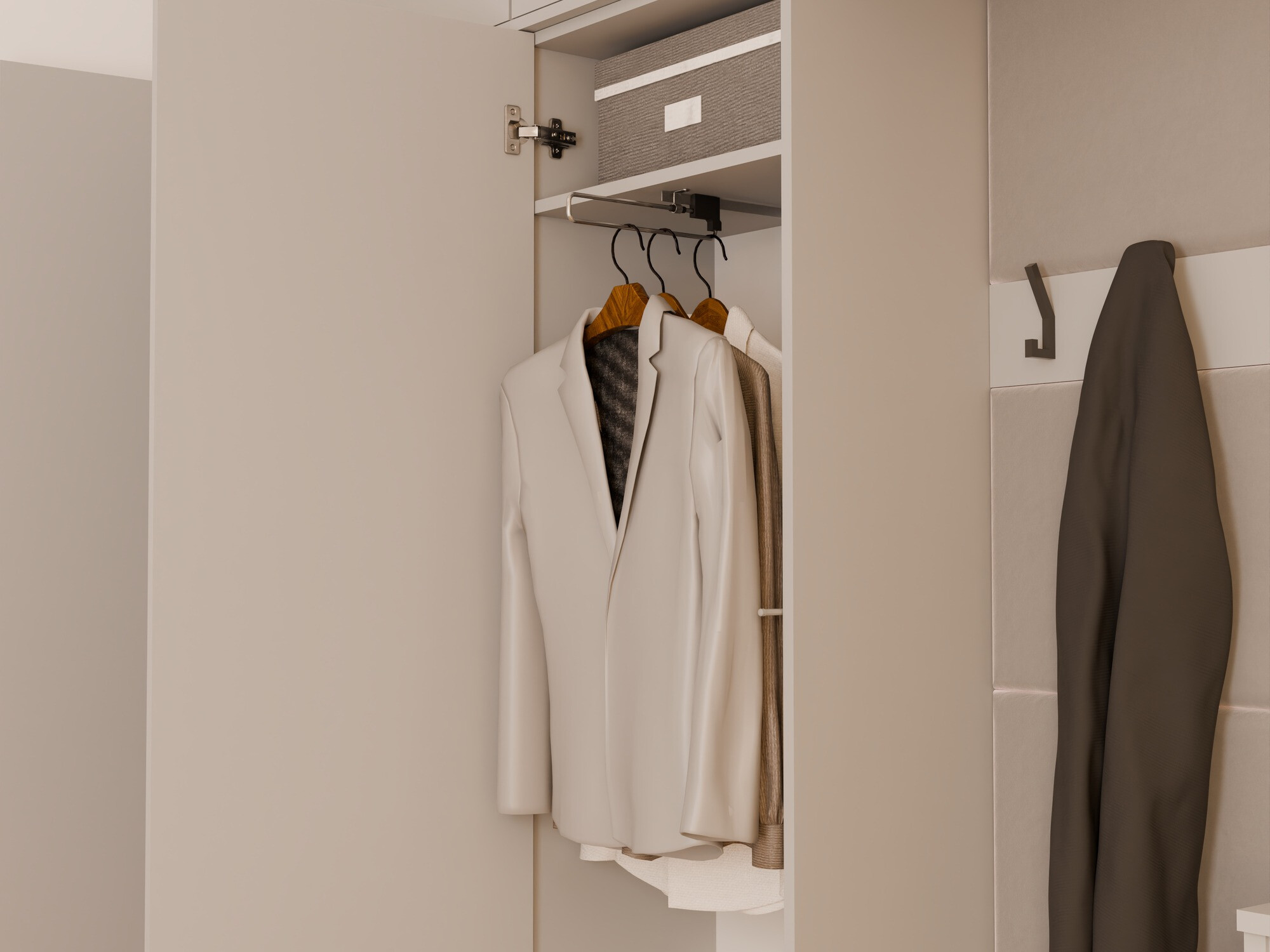 Kleiderschrank Mandeville 375 (Kaschmir)