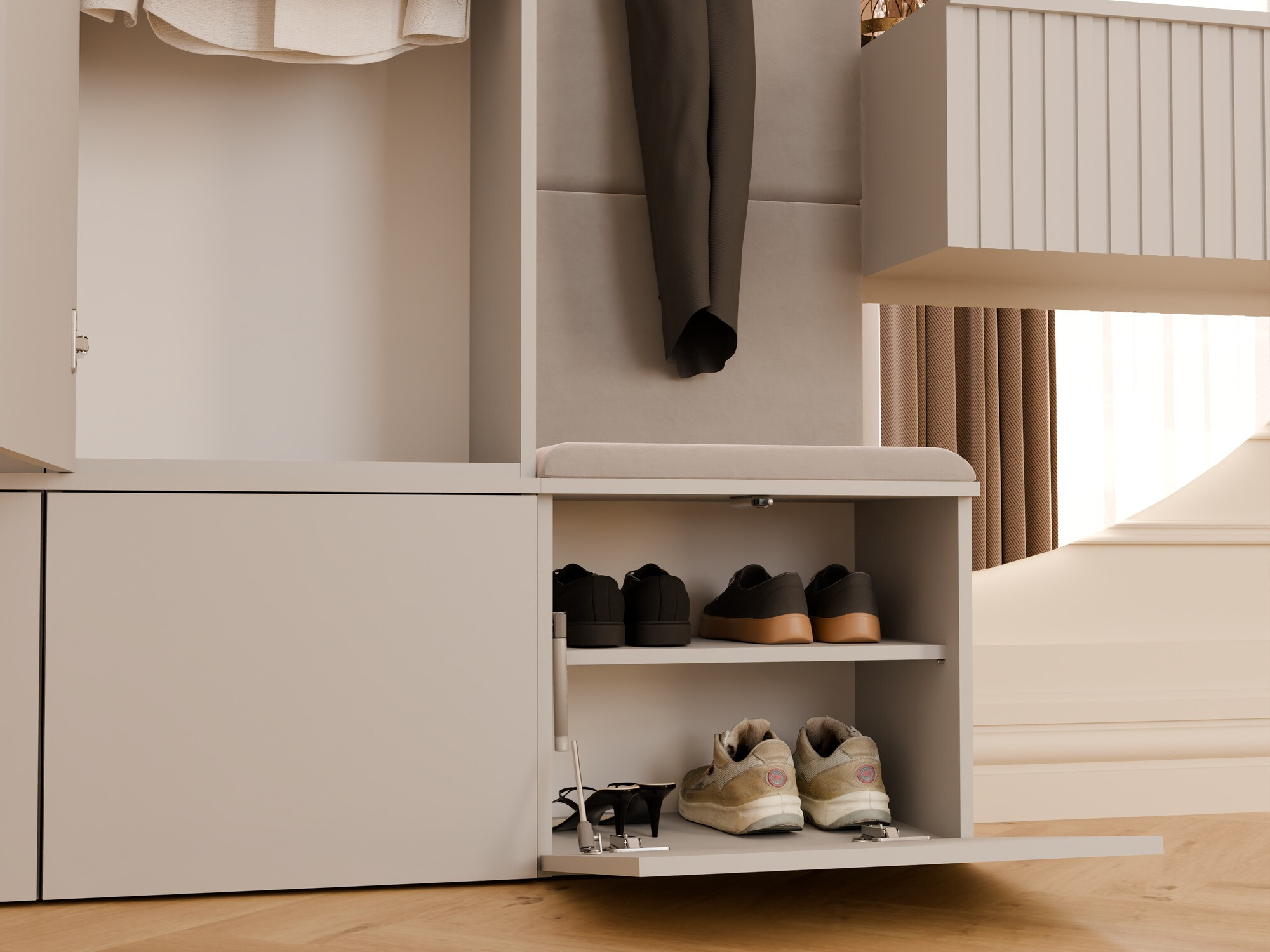 Kleiderschrank Mandeville 375 (Kaschmir)