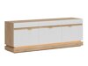 TV-Möbel Teselbu 100 (Weiss + Torro-Eiche)