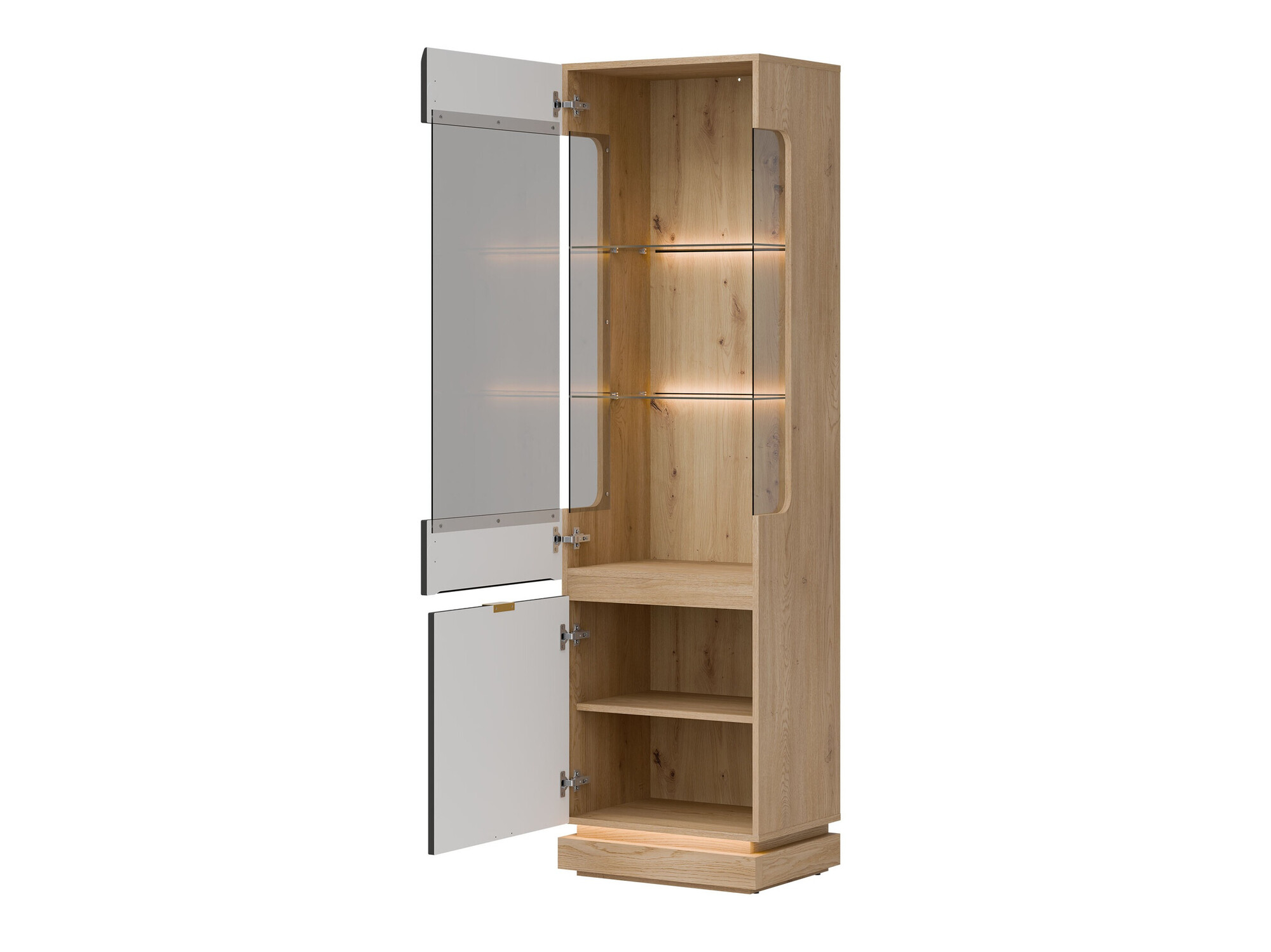 Regal Teselbu 109 (Anthrazit + Eichenholzoptik)