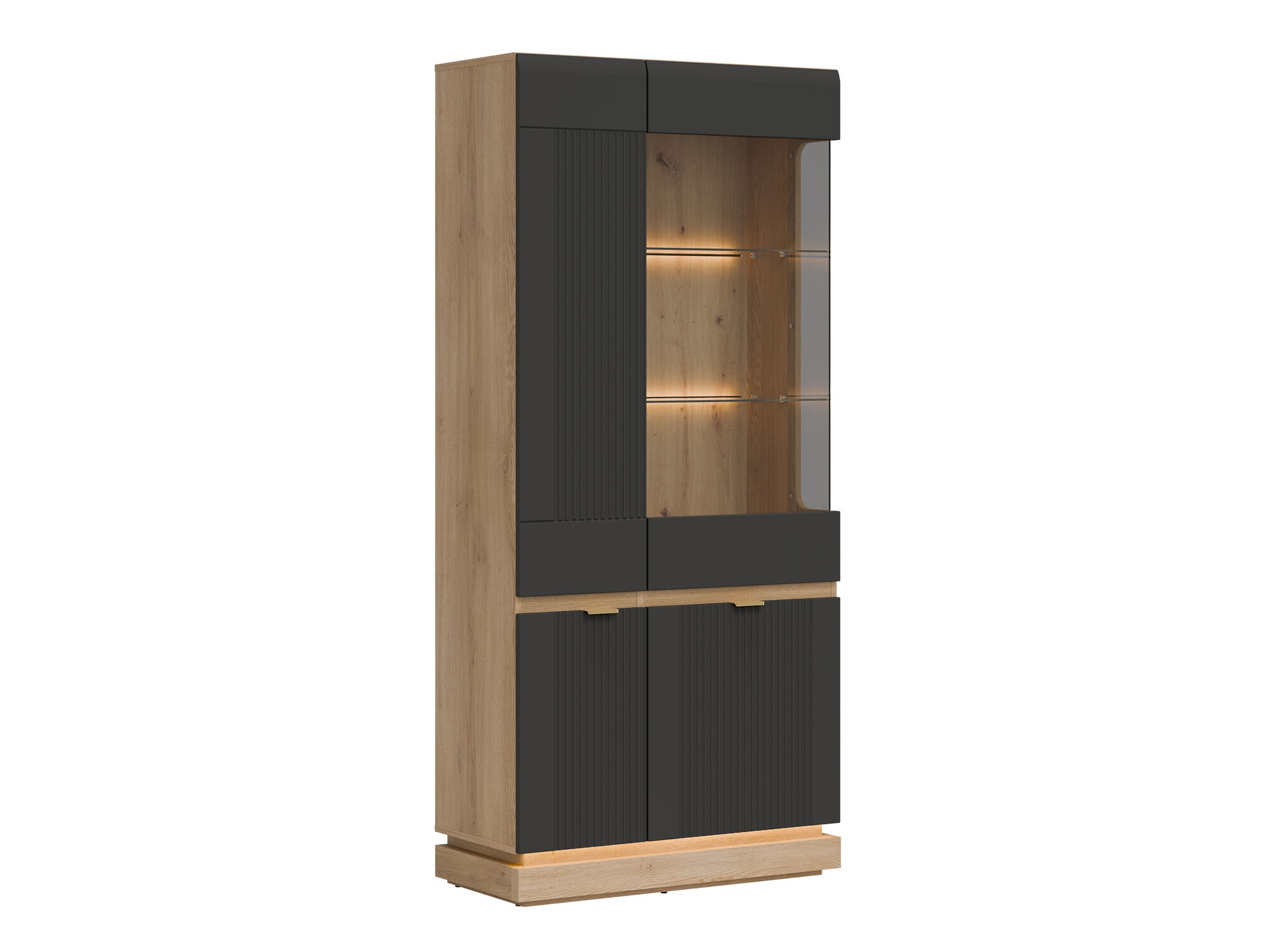 Regal Teselbu 111 (Anthrazit + Eiche)