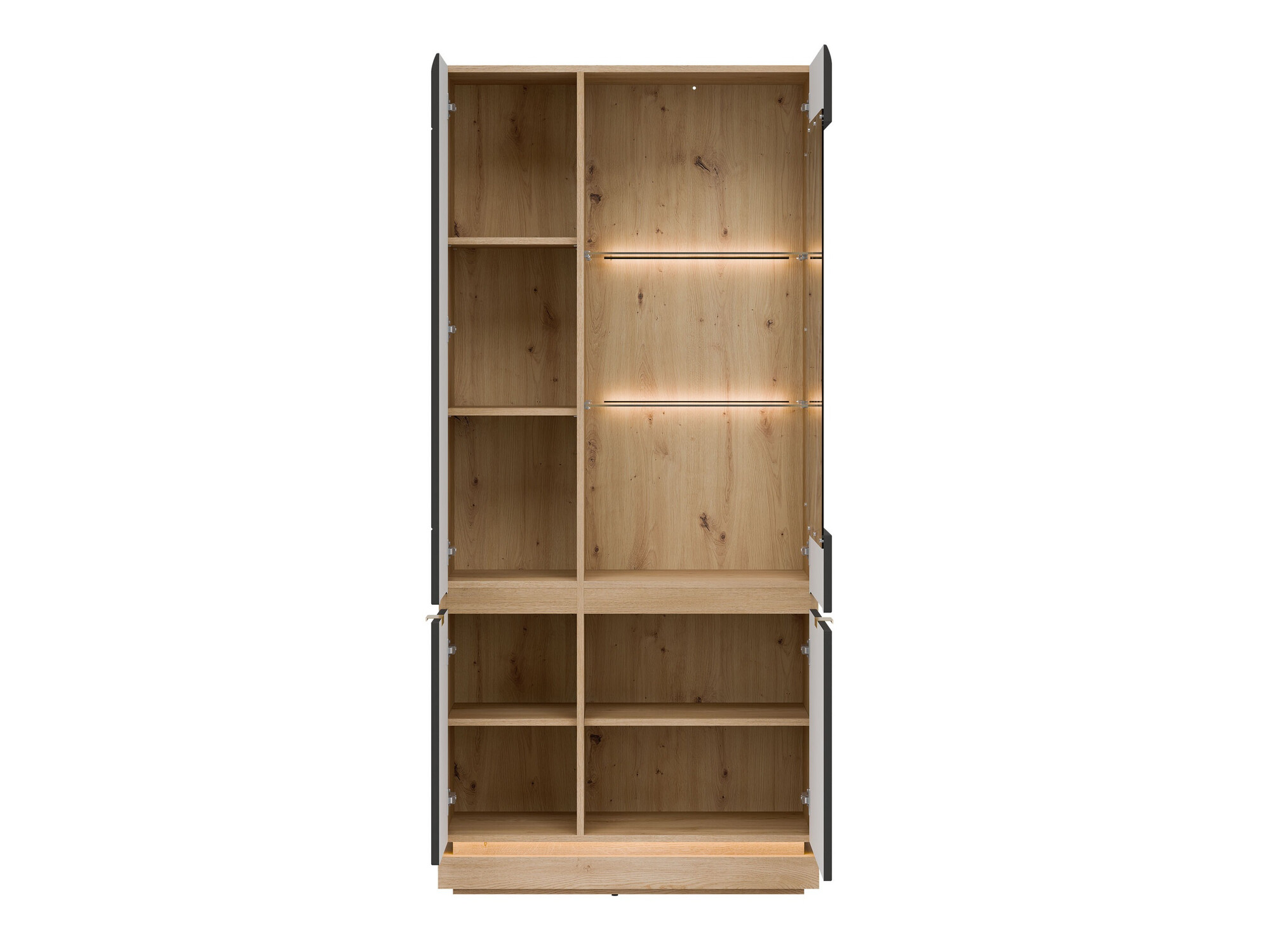 Regal Teselbu 111 (Anthrazit + Eiche)