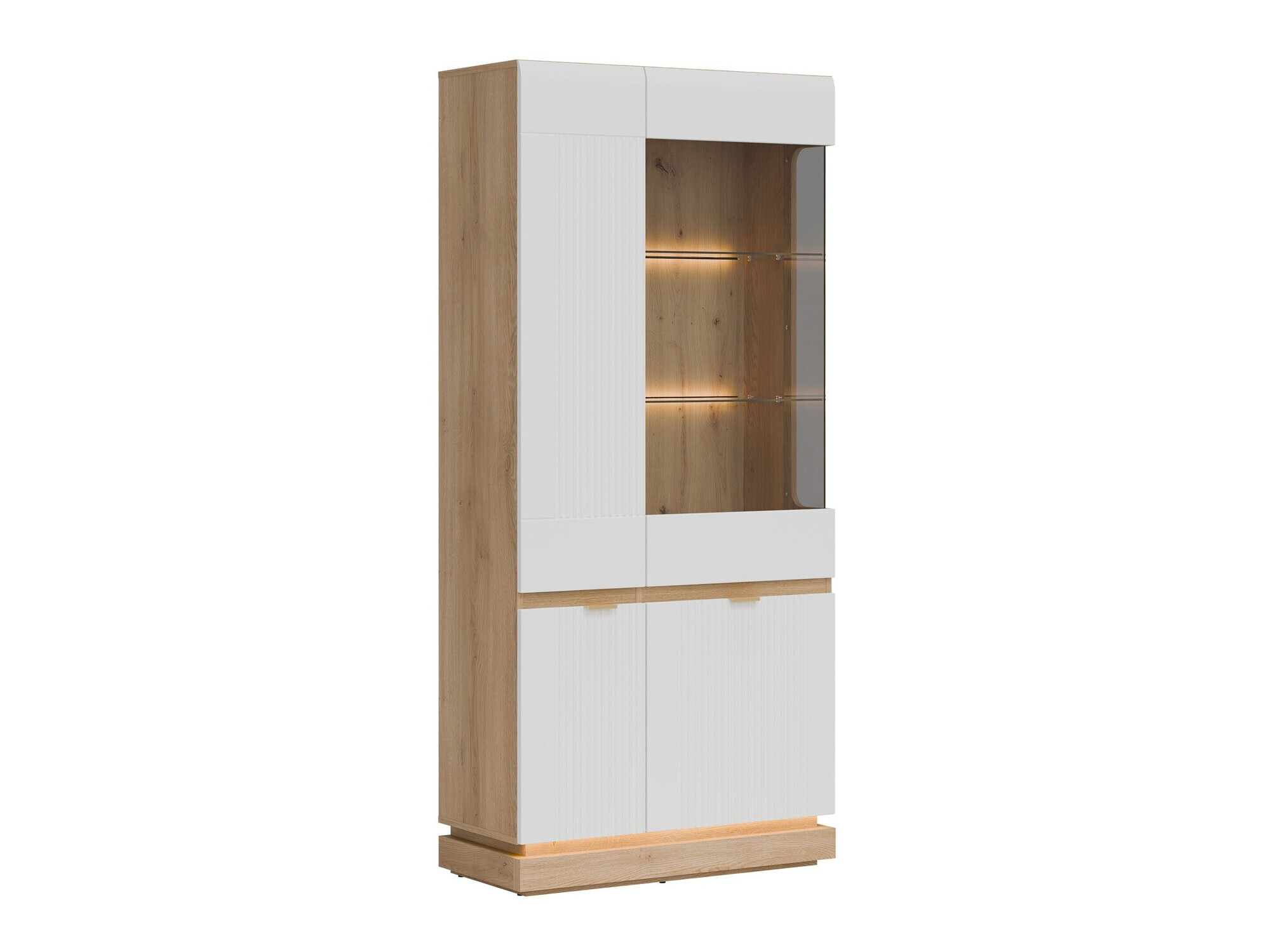 Regal Teselbu 111 (Weiss + Eiche)