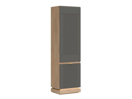 Regal Teselbu 112 (Grau + Eichenholzoptik)