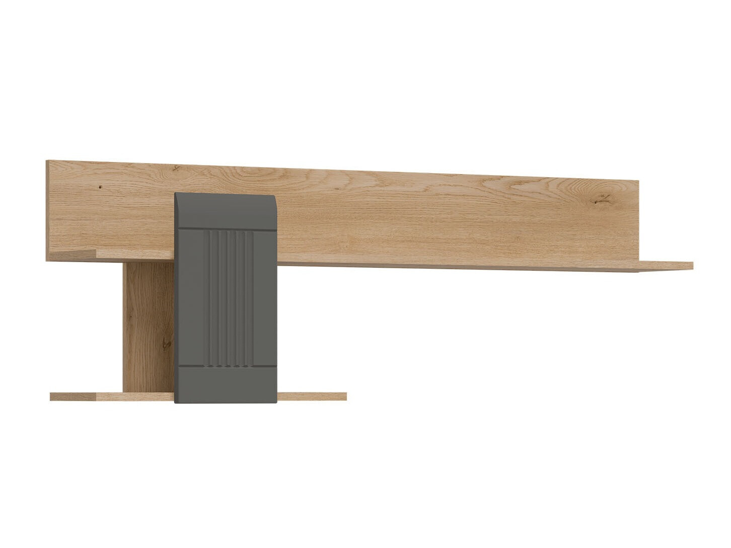 Wandregal Teselbu 115 (Grau + Eiche)