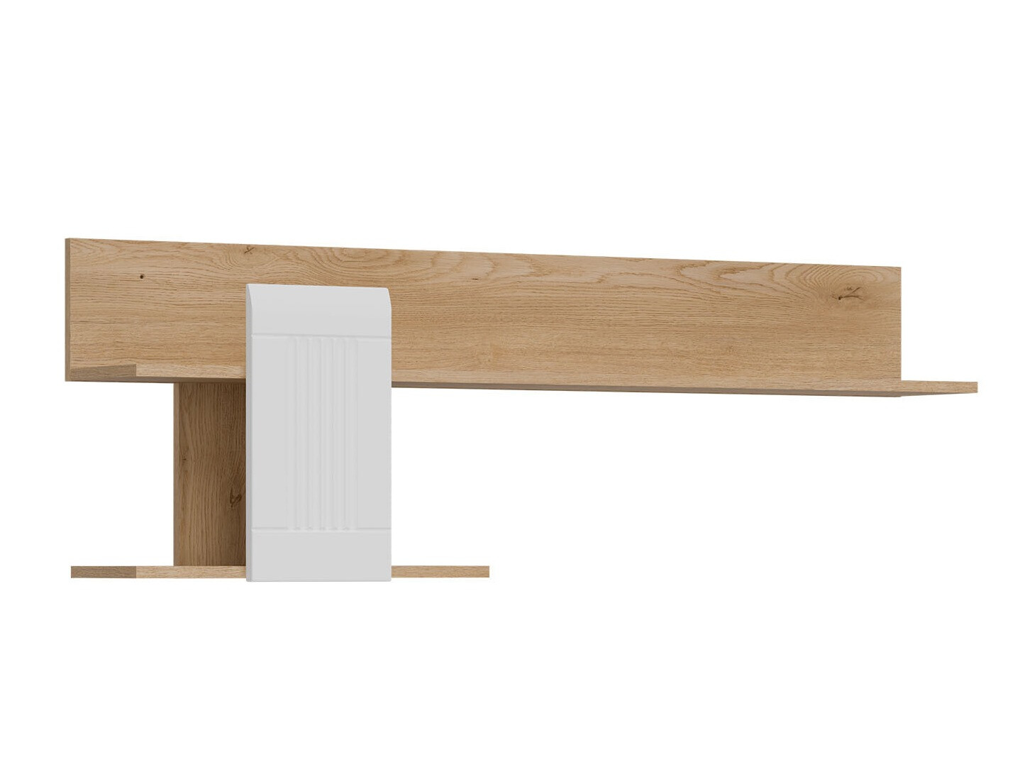 Wandregal Teselbu 115 (Weiss + Eiche)