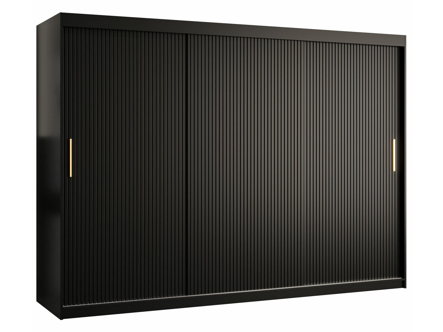 Kleiderschrank Anulio II (Schwarz)