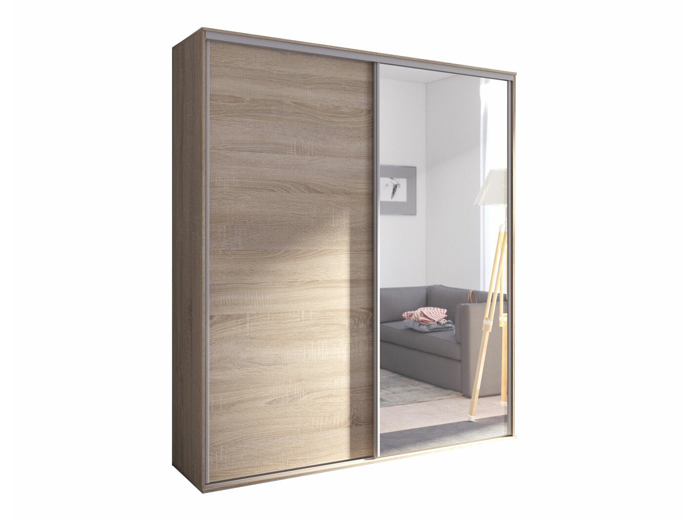Kleiderschrank Murrieta 180 (Sonoma-Eiche)