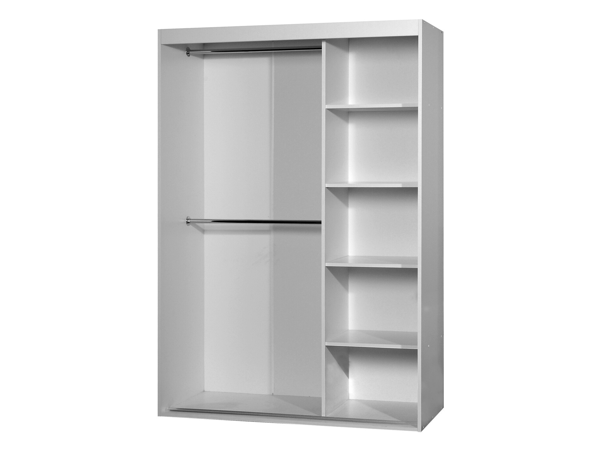Kleiderschrank Hederus (Weiss)
