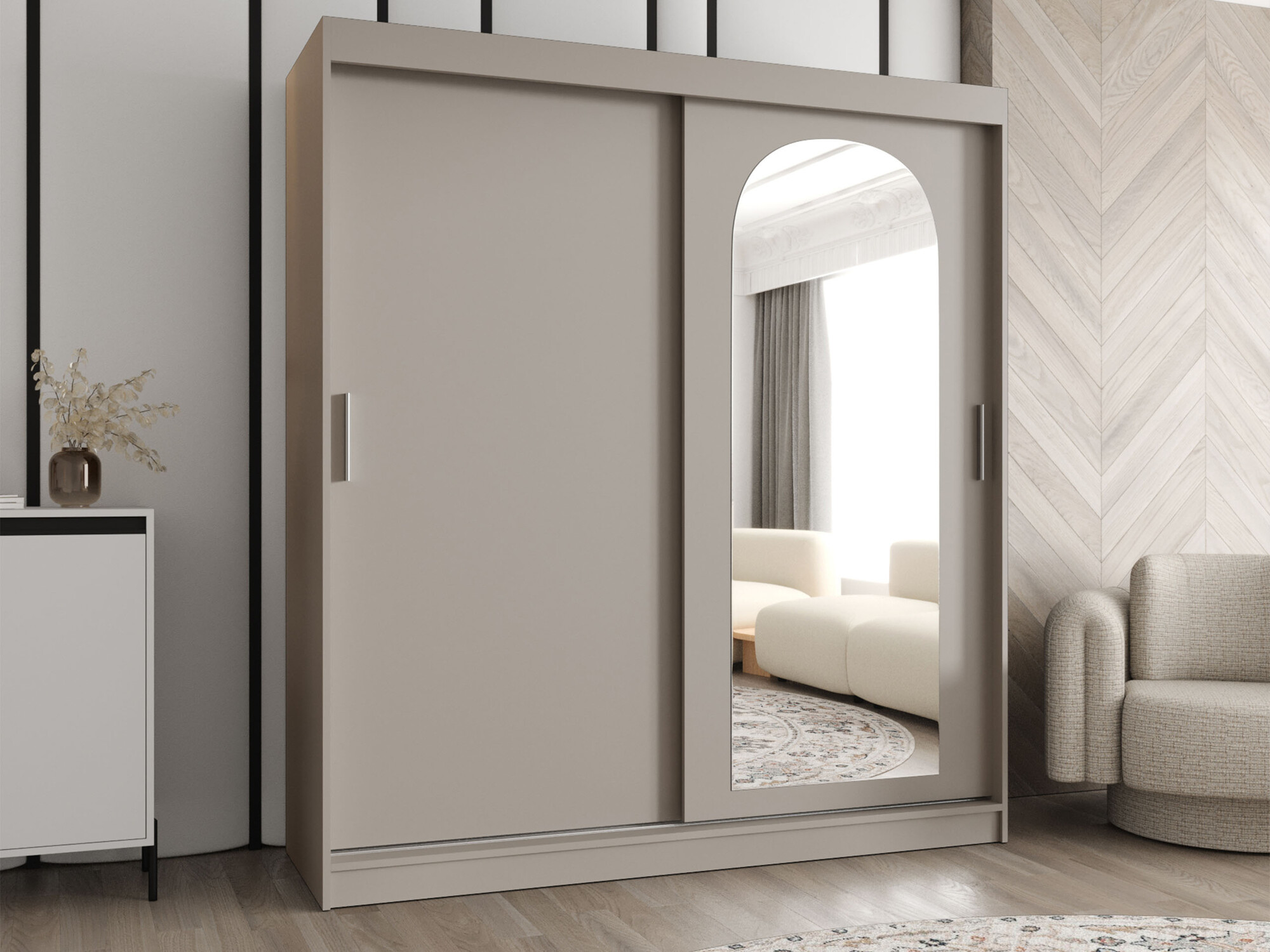 Kleiderschrank Hartford 500 (Kaschmir)