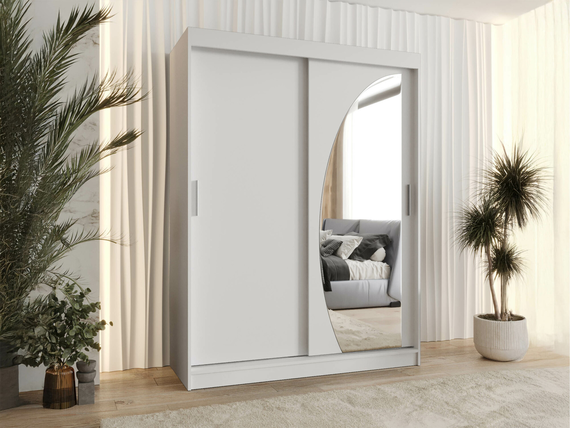 Kleiderschrank Hartford 503 (Weiss)
