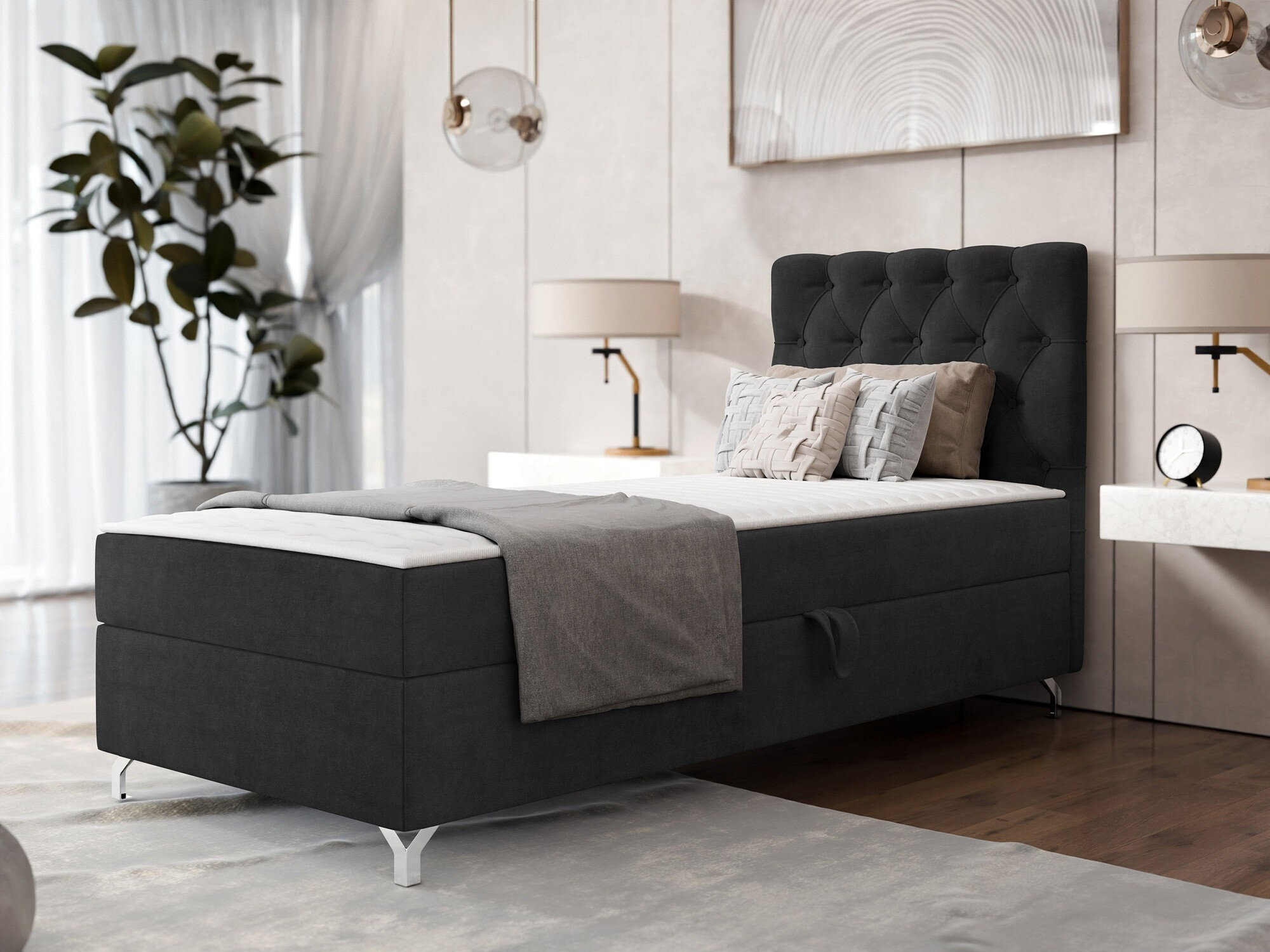 Boxspringbett Memphis 142 (Manila 18)