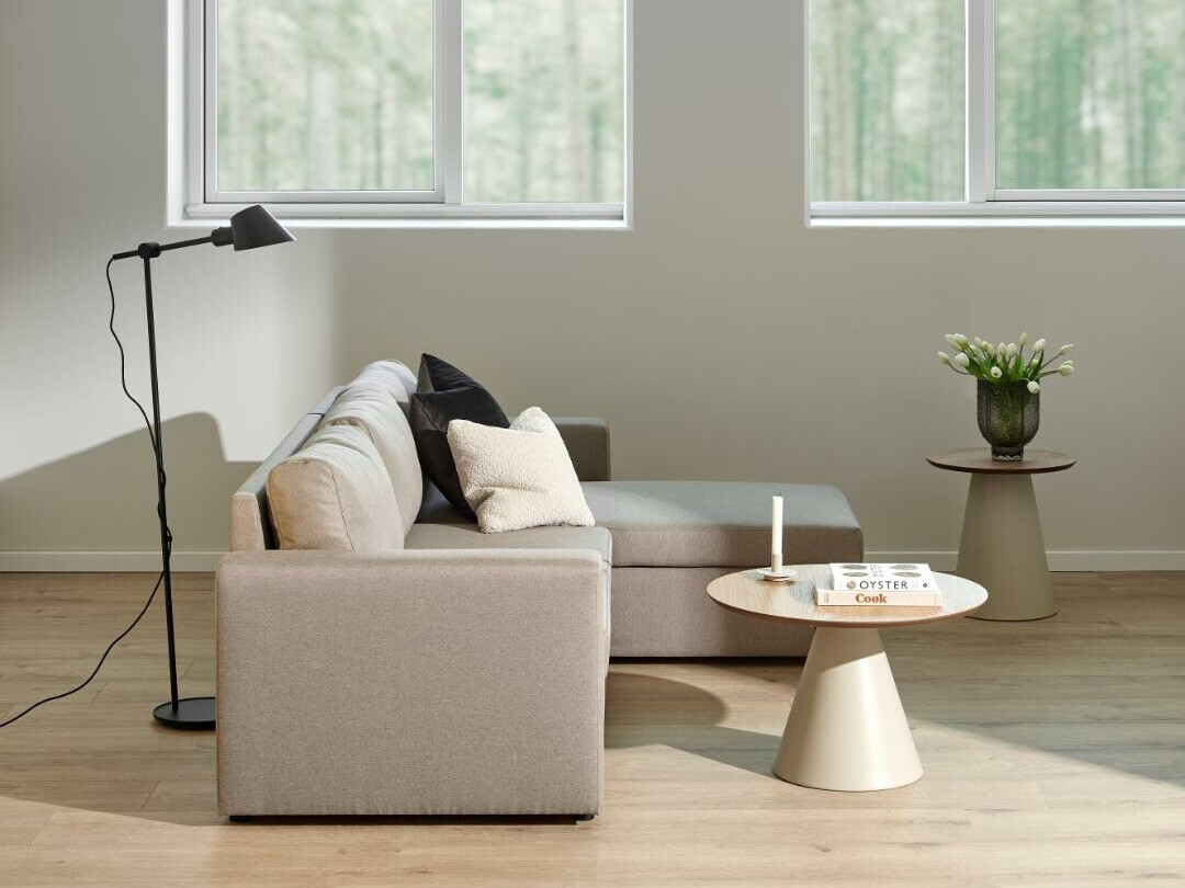 Beistelltisch Norsica 950 (Grau + Eiche)
