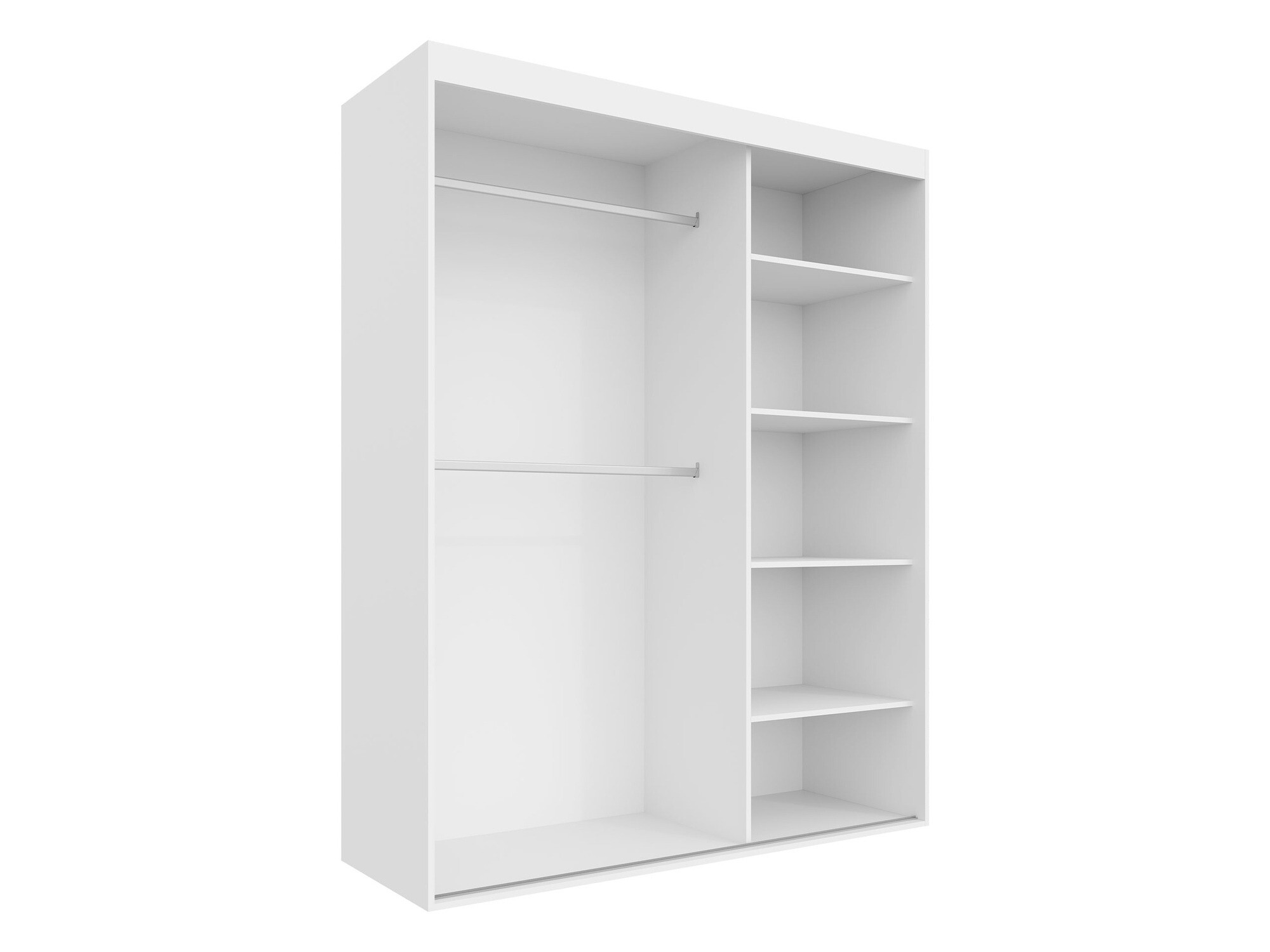 Kleiderschrank Apopka 103 (Weiss)