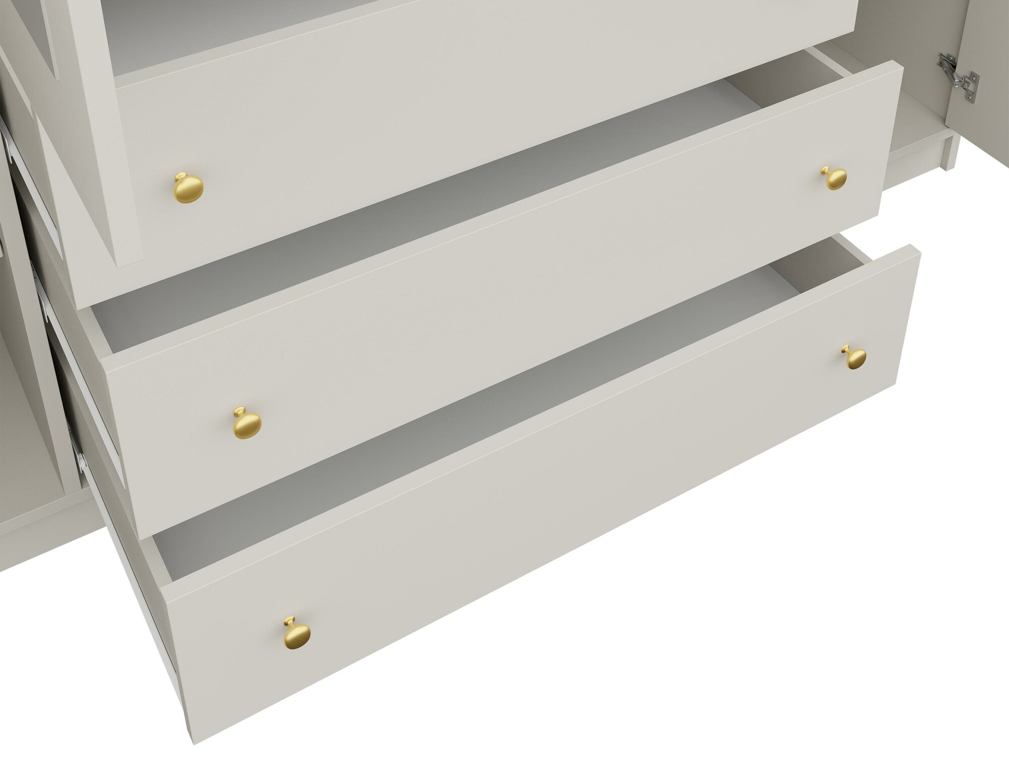 Kleiderschrank Musum (Weiss)