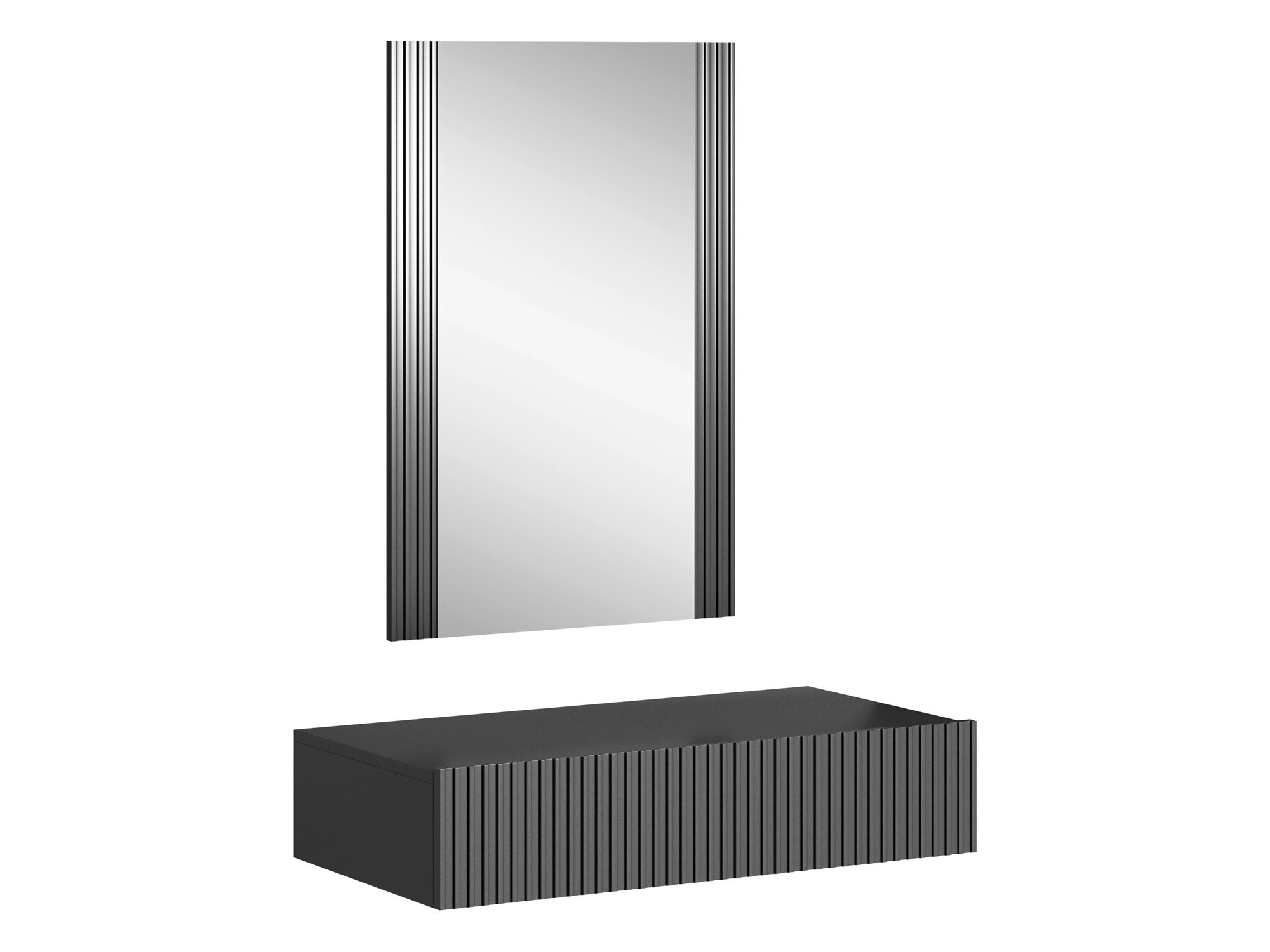 Schminktisch Comes (Anthrazit)