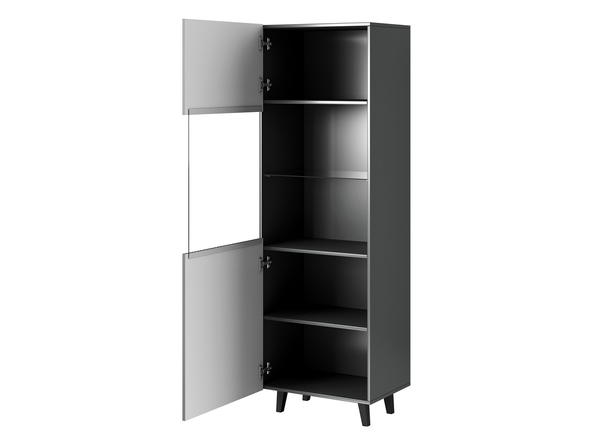 Wohnzimmer-Set Comes I (Anthrazit)