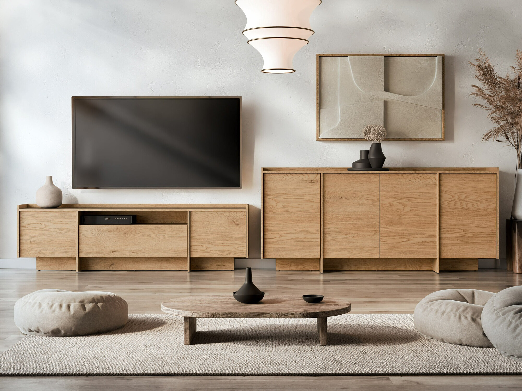 TV-Möbel Parma 105 (Eichenholzoptik)