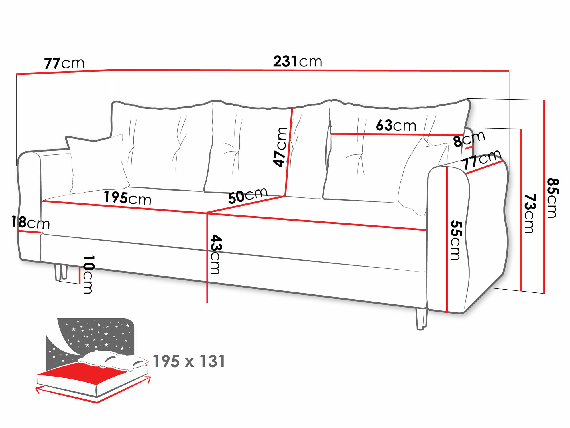 Schlafsofa Veldala 101 (Manila 14)