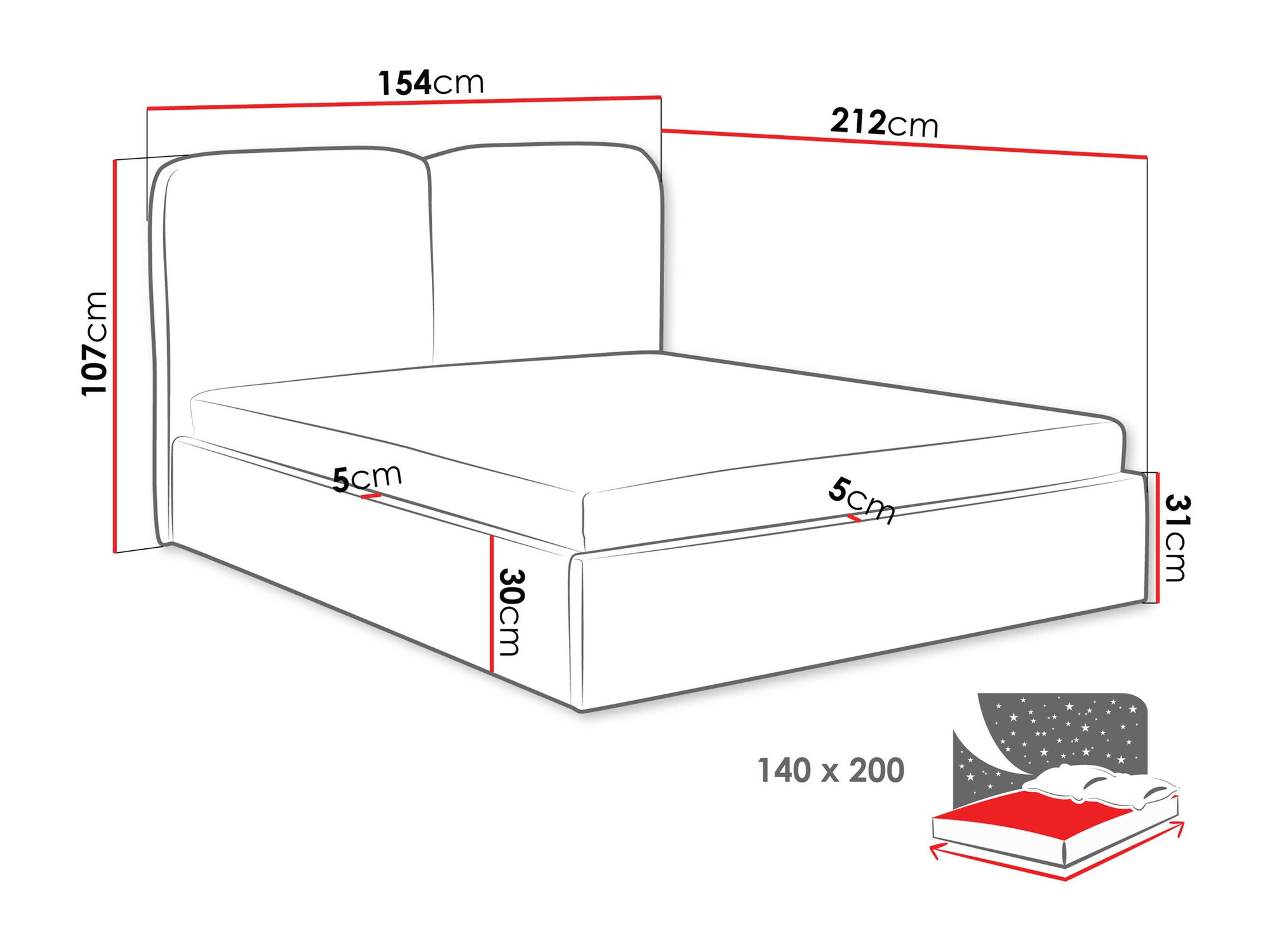 Bett Vox (Coral 55)
