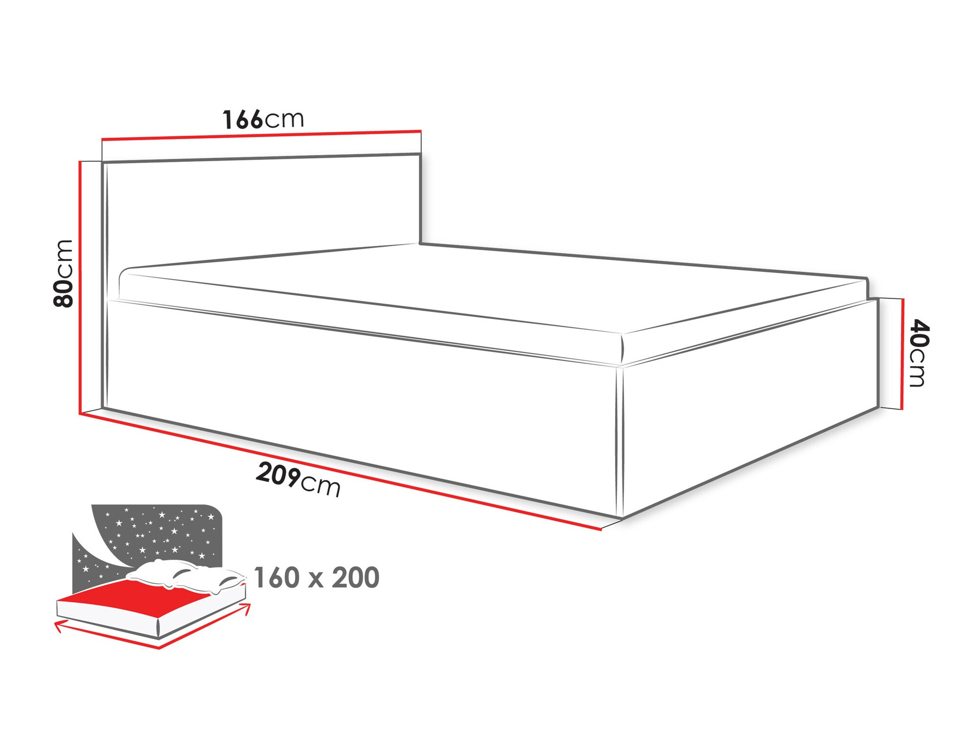 Bett Comfivo Papilio