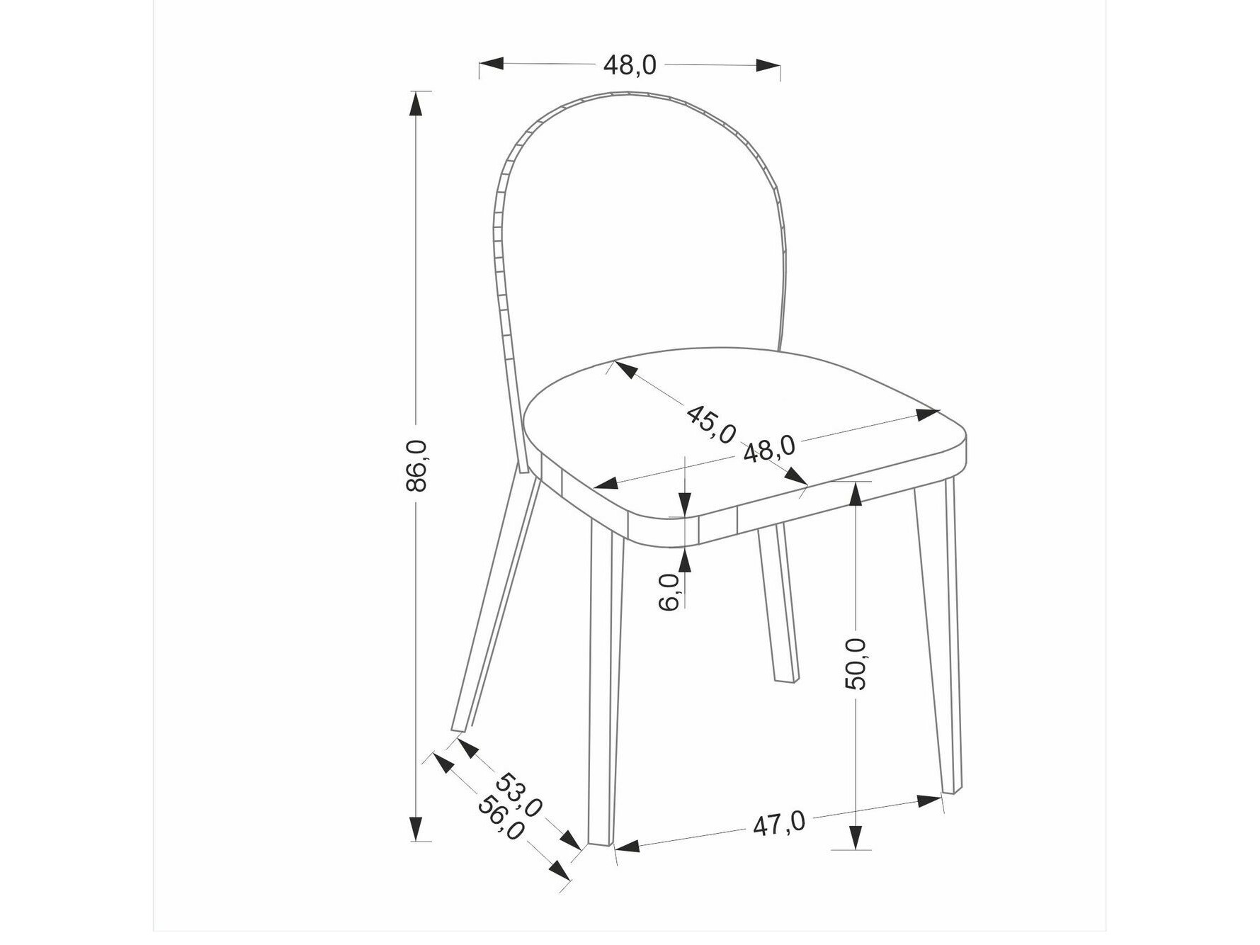 Stuhl Houston 1931 (Beige + Walnussholzoptik)