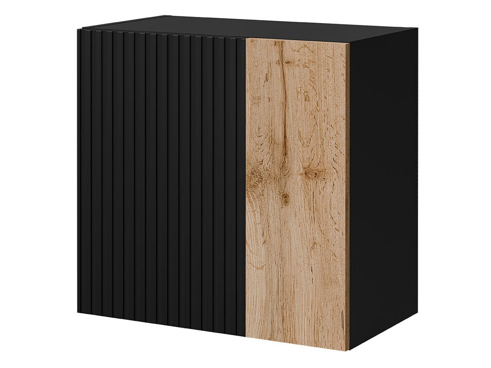 Hängeschrank Species I (Schwarz + Wotan Eiche)