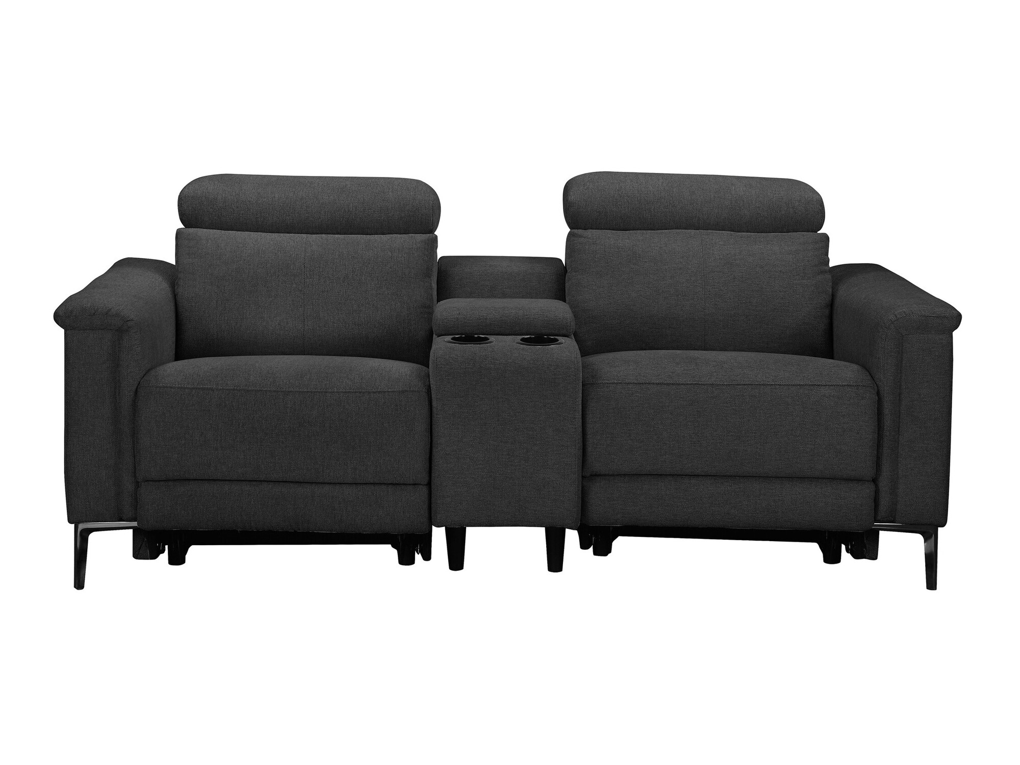 Sofa mit Liegefunktion Evamare 101 (Dunkelgrau)