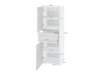 Stehender Badezimmerschrank Soncamu 102 (Anthrazit + Eichenholzoptik hell)